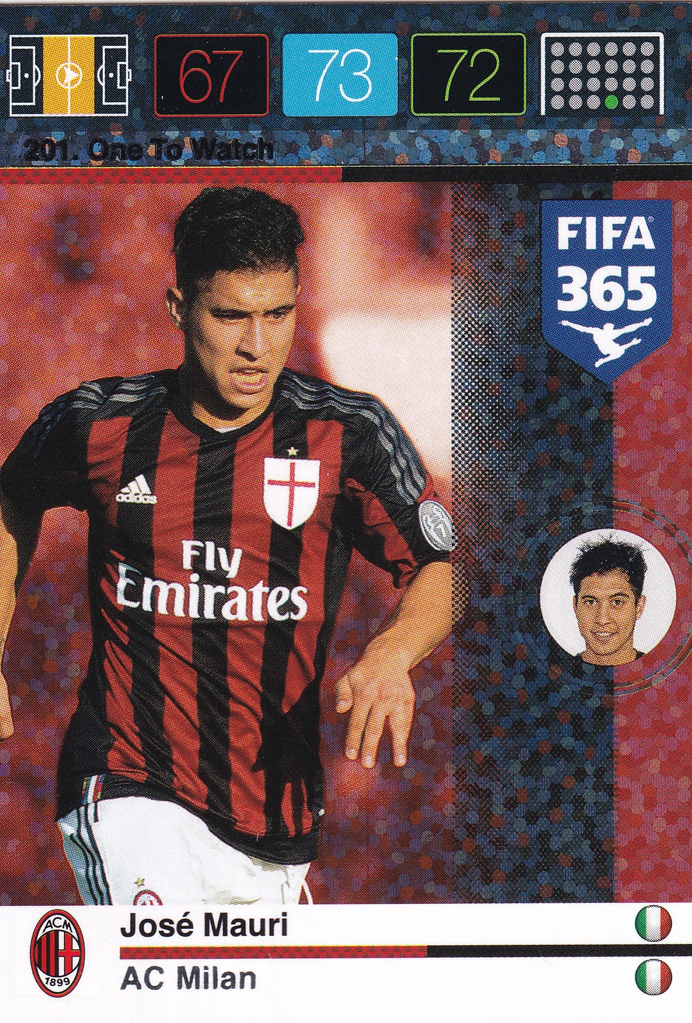 201. JOSÉ MAURI - AC MILAN - ONE TO WATCH