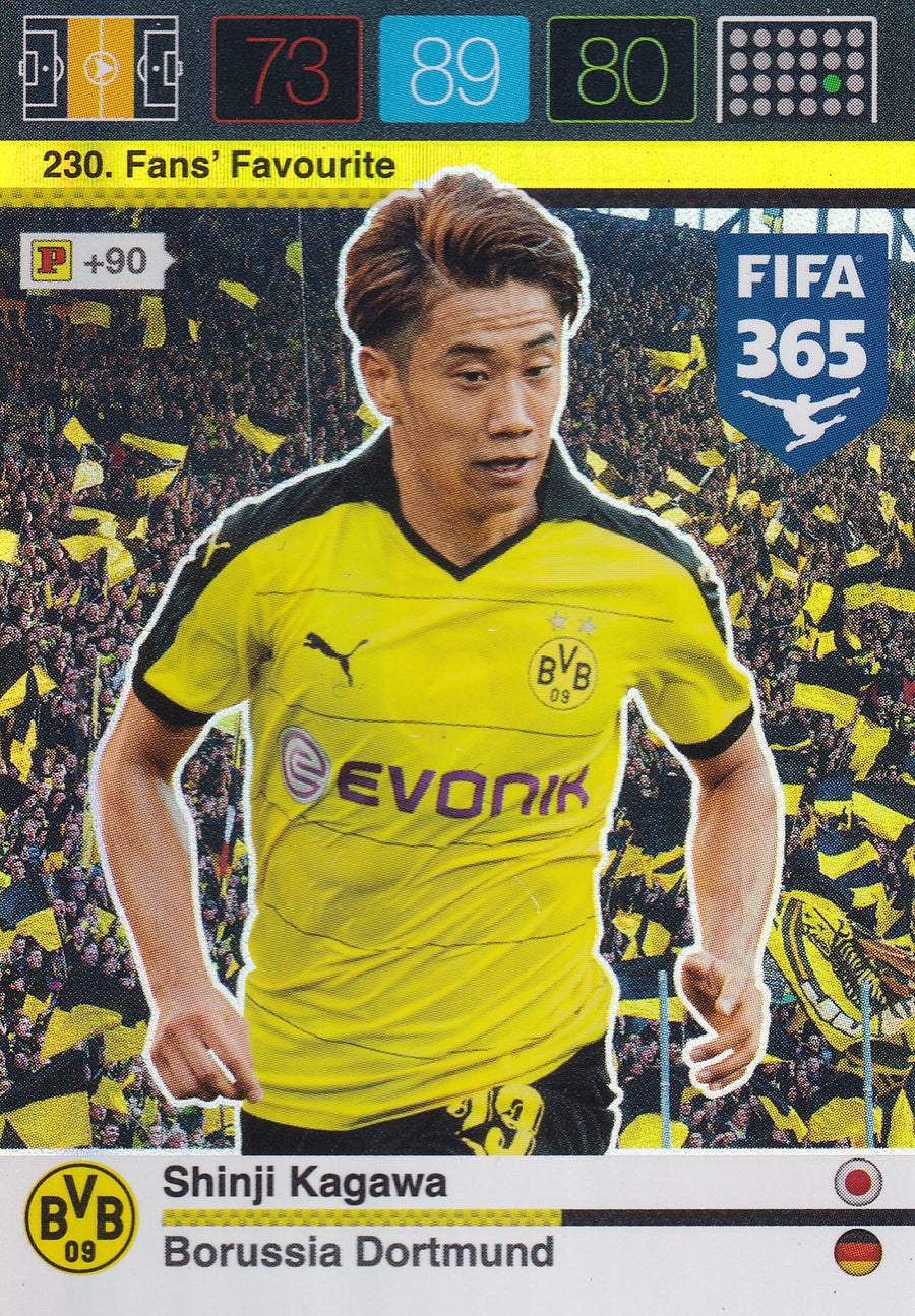 230. SHINJI KAGAWA - BORUSSIA DORTMUND - FANS FAVOURITE