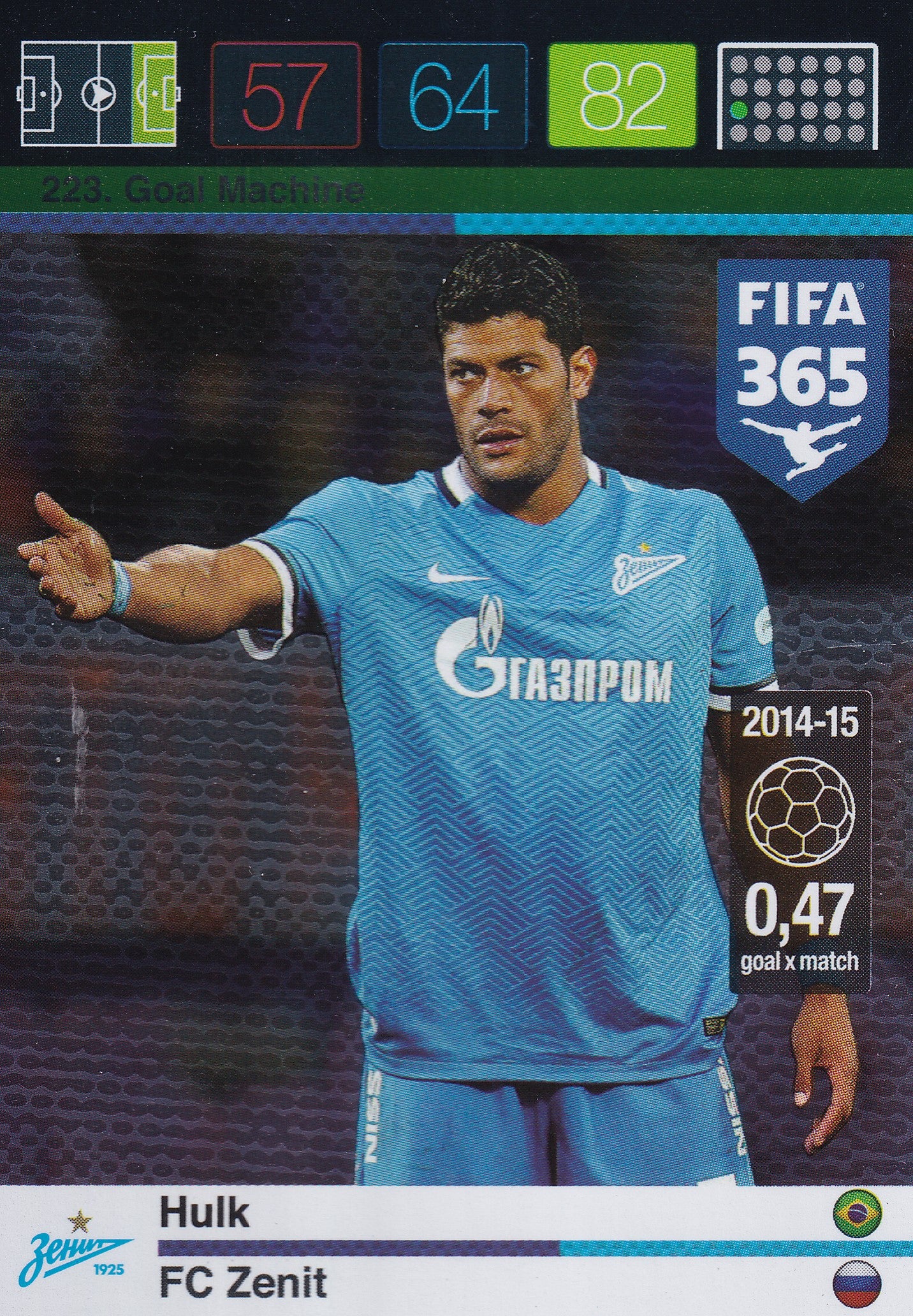 223. HULK - FC ZENIT - GOAL MACHINE