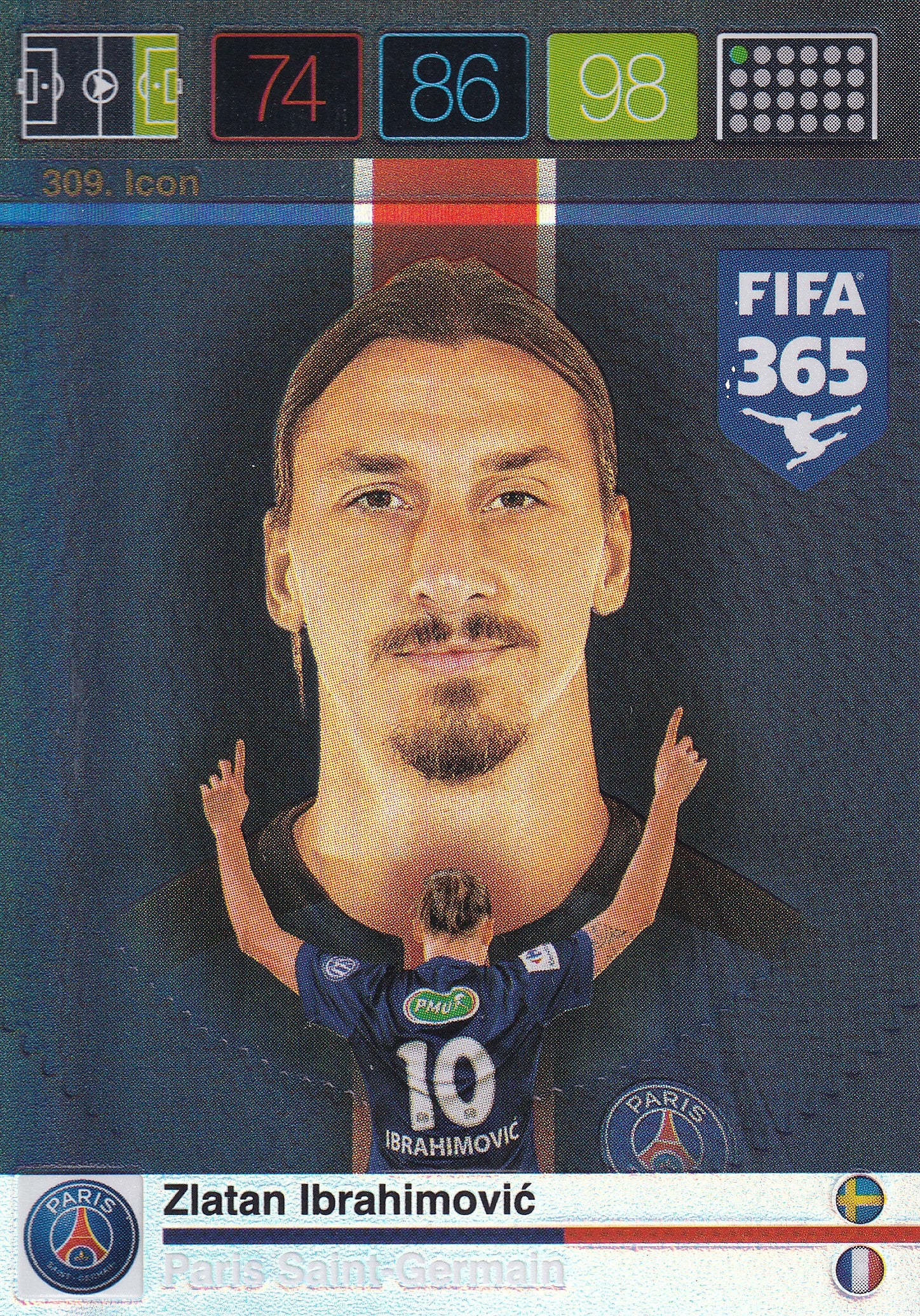 309. ZLATAN IBRAHIMOVIC - PARIS SAINT-GERMAIN - ICON
