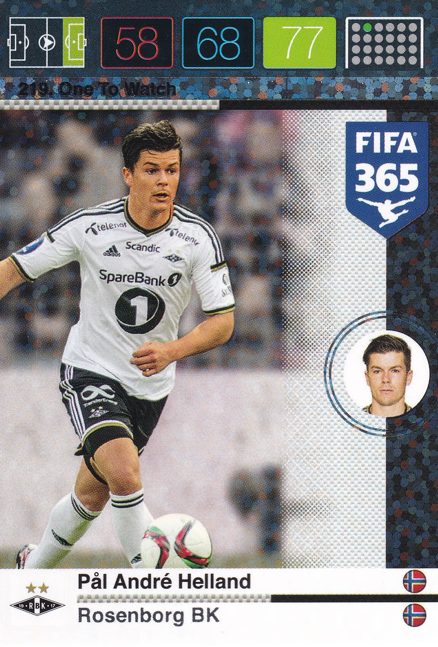 219. PÅL ANDRE HELLAND - ROSENBORG - ONE TO WATCH