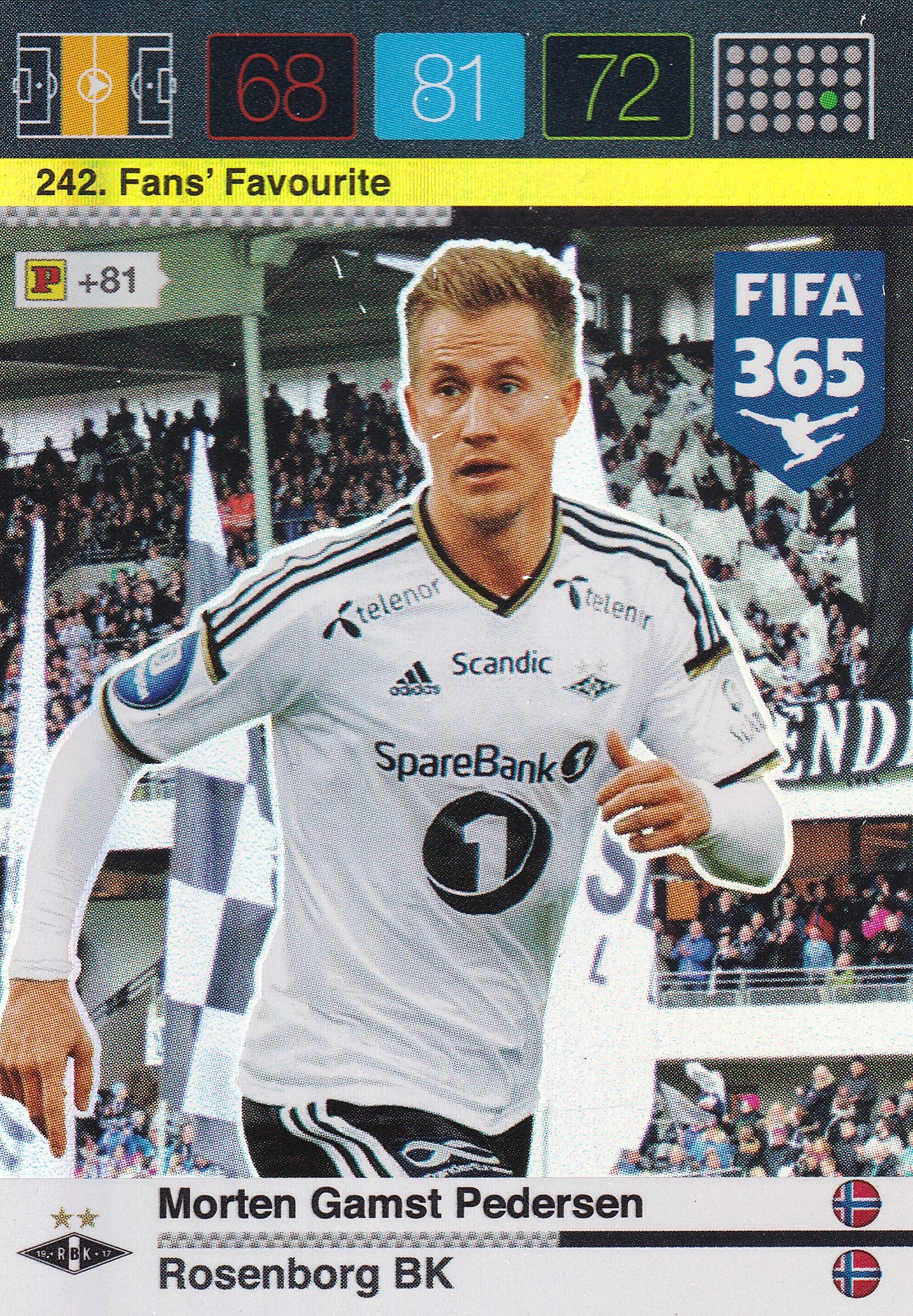 242. MORTEN GAMST PEDERSEN - ROSENBORG - FANS FAVOURITE