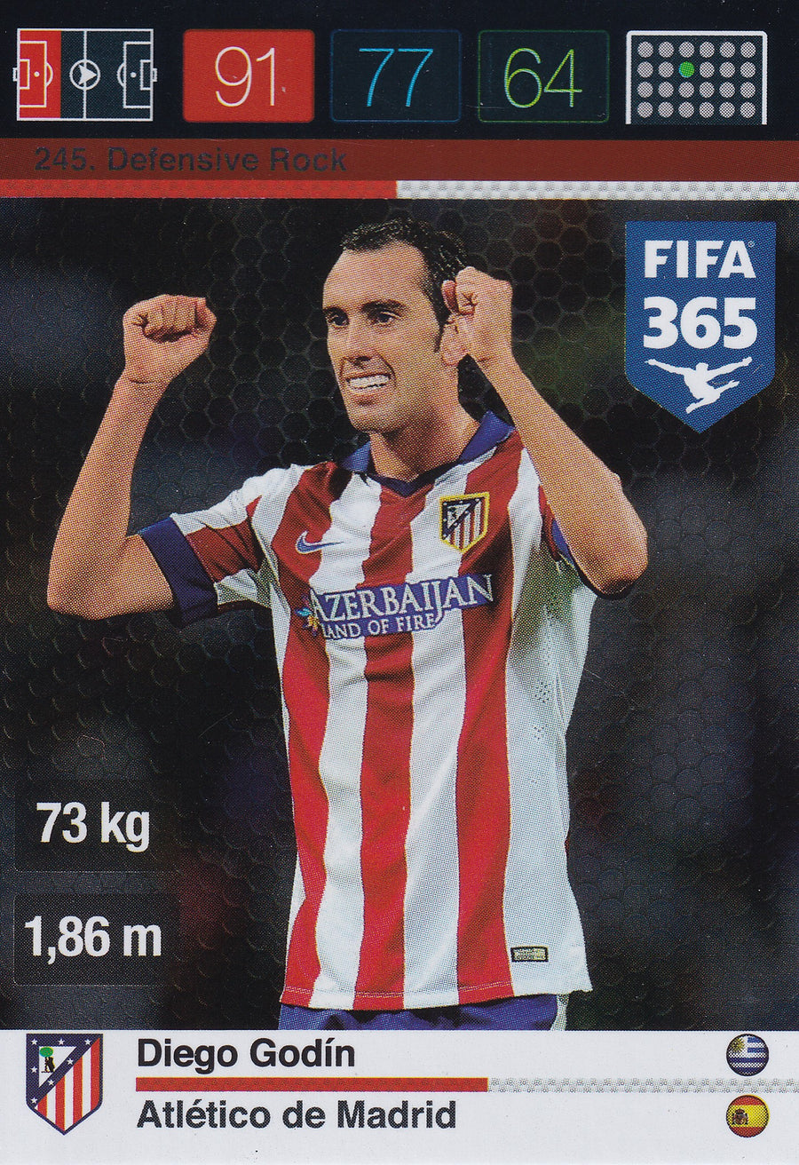 245. DIEGO GODIN - ATLETICO DE MADRID - DEFENSIVE ROCK