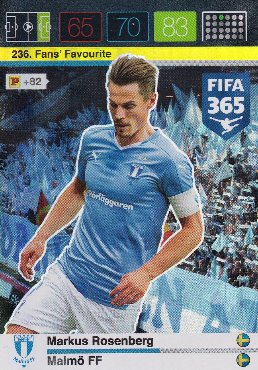 236. MARKUS ROSENBERG - MALMÖ - FANS FAVOURITE