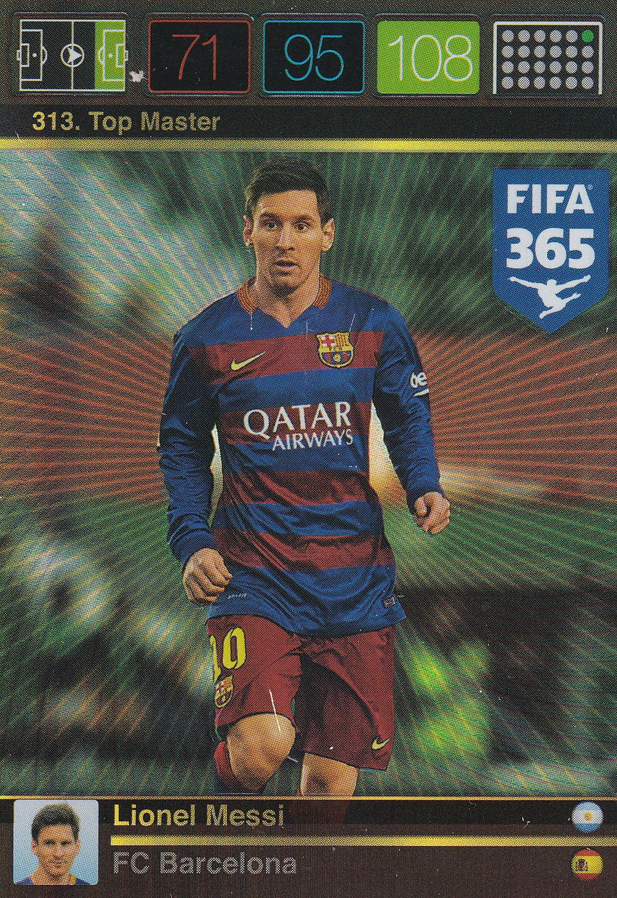 313. LIONEL MESSI - BARCELONA - TOP MASTER