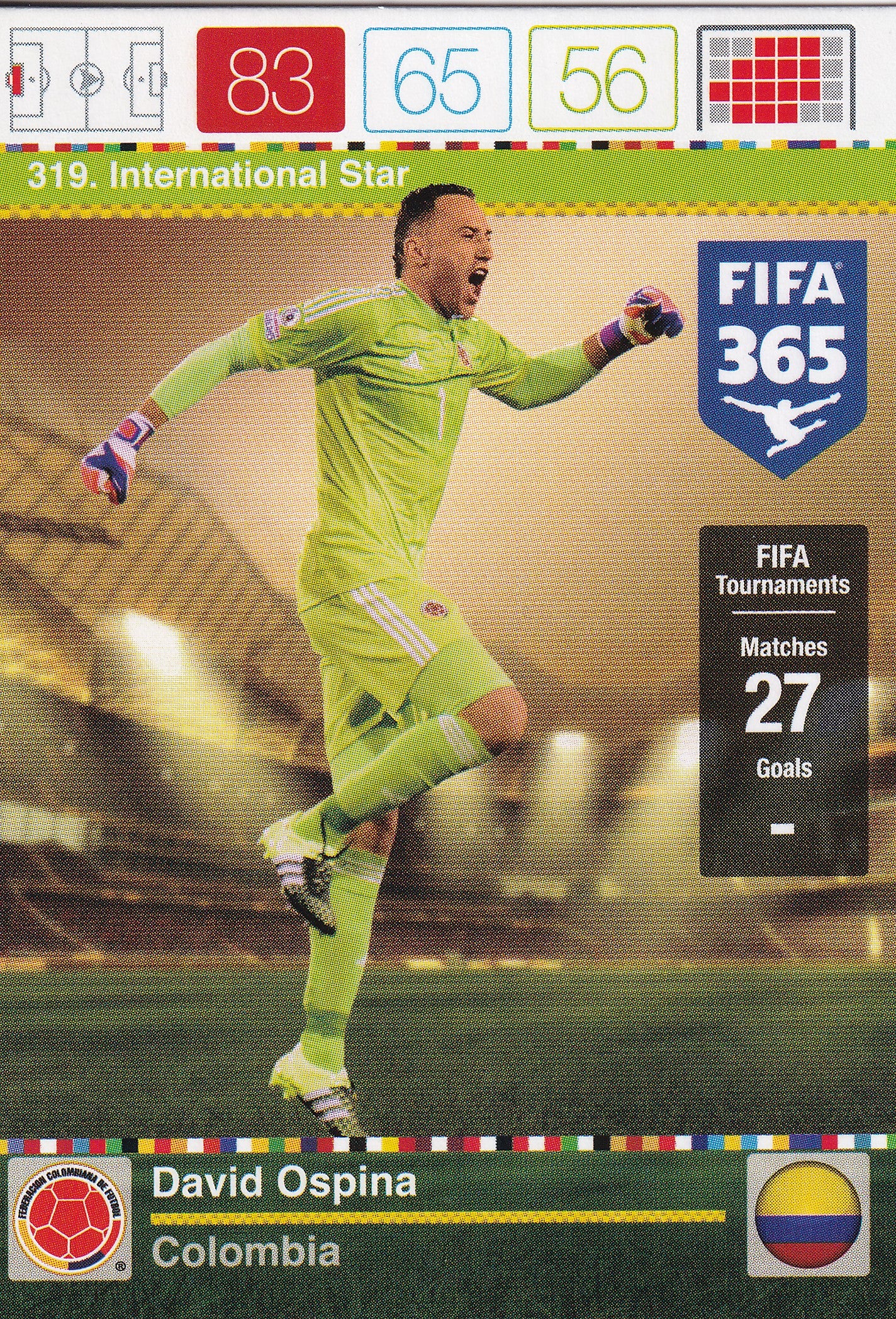 319. DAVID OSPINA - COLOMBIA - INTERNATIONAL STAR
