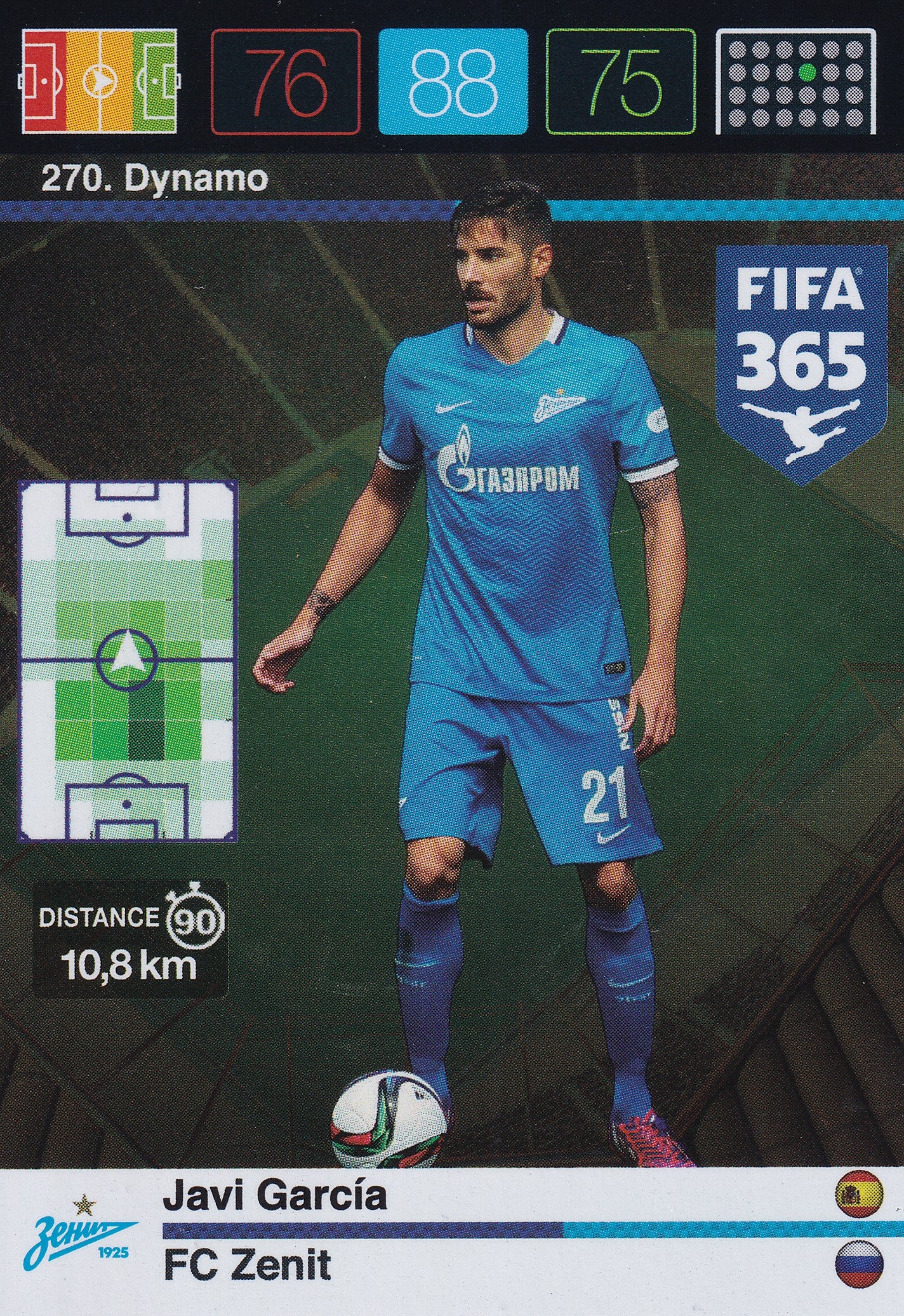 270. JAVI GARCIA - ZENIT - DYNAMO
