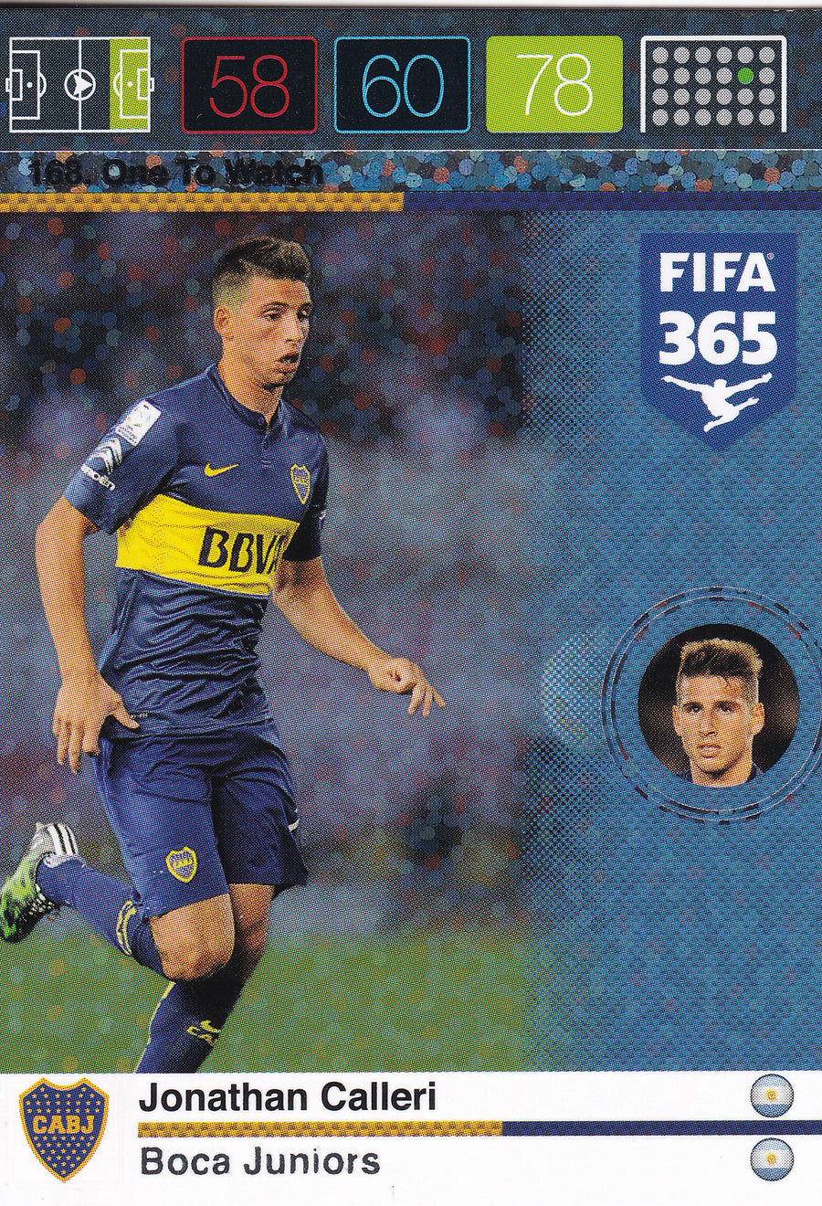 168. JONATHAN CALLERI - BOCA JUNIORS - ONE TO WATCH