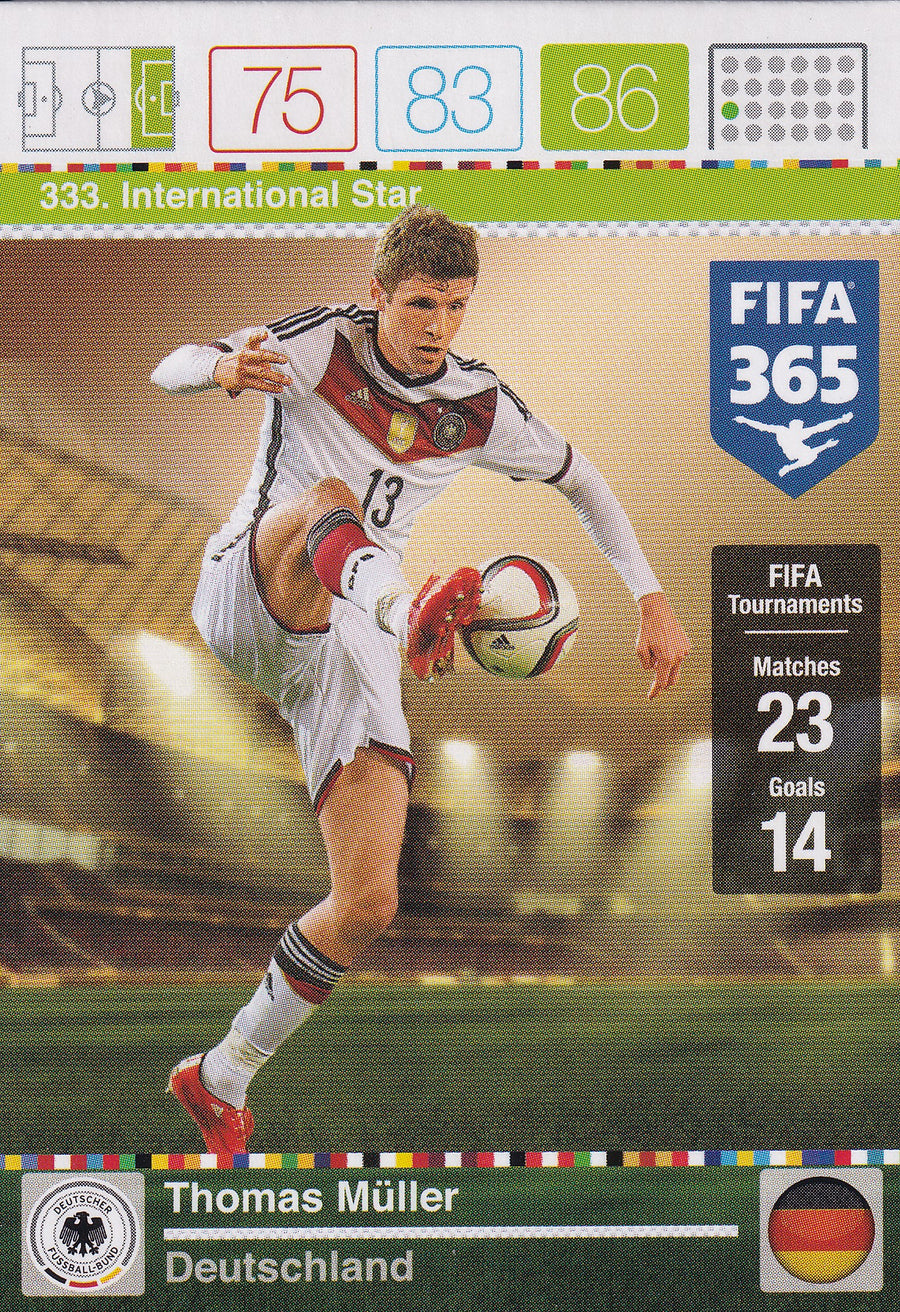333. THOMAS MÜLLER - TYSKLAND - INTERNATIONAL STAR