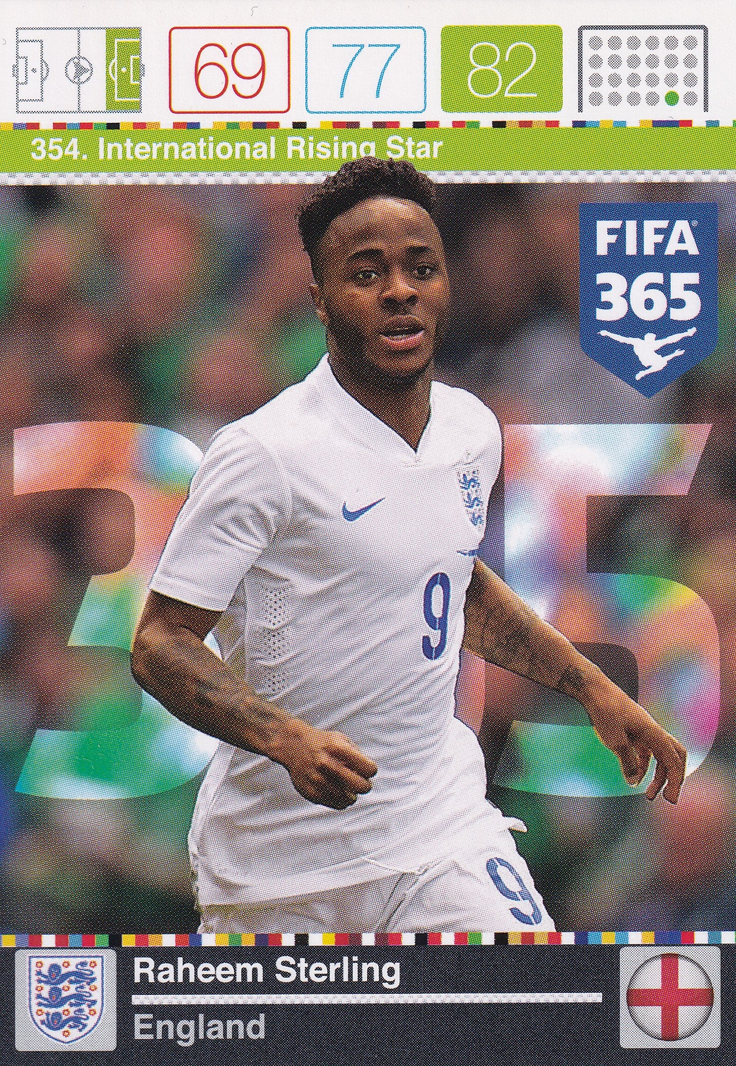 354. RAHEEM STERLING - ENGLAND - INTERNATIONAL RISING STAR
