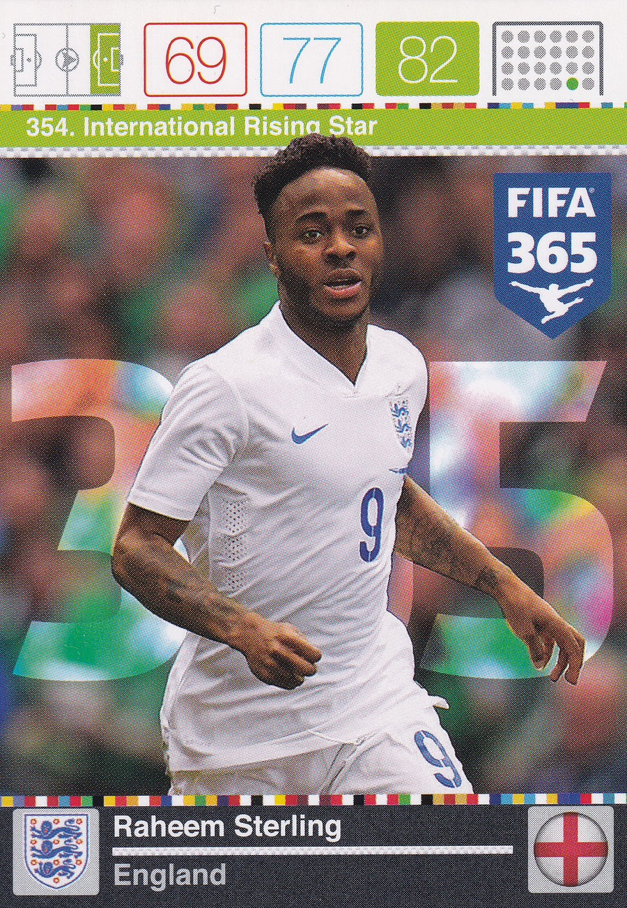 354. RAHEEM STERLING - ENGLAND - INTERNATIONAL RISING STAR