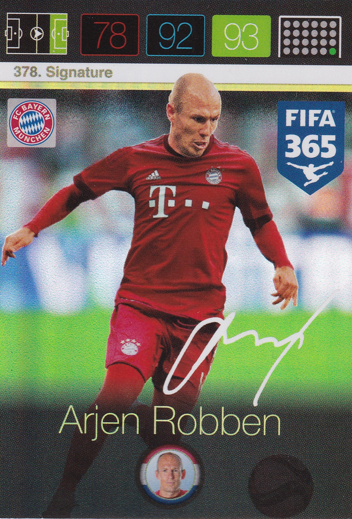 378. ARJEN ROBBEN - BAYERN MÜNCHEN - SIGNATURE