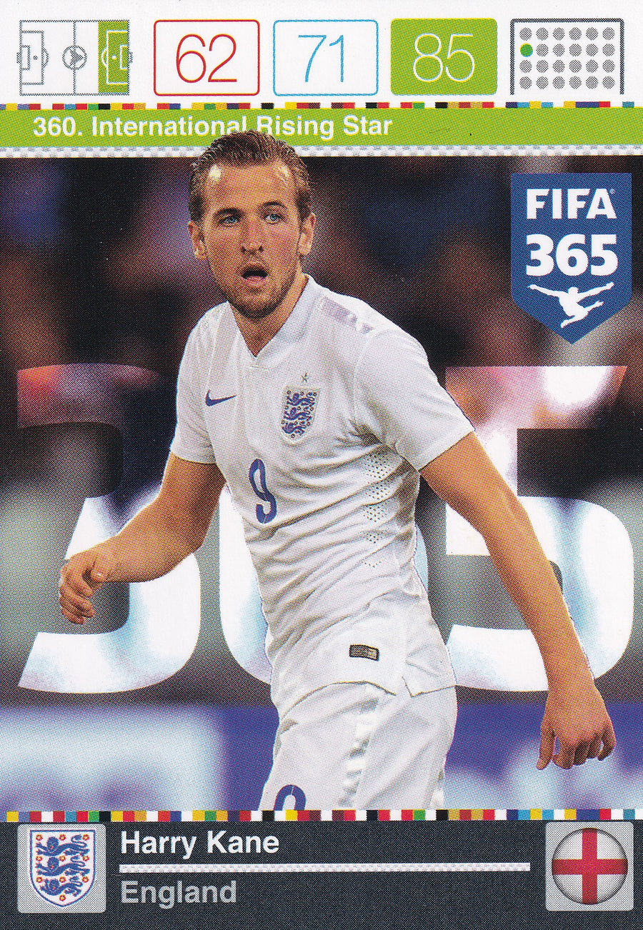360. HARRY KANE - ENGLAND - INTERNATIONAL RISING STAR