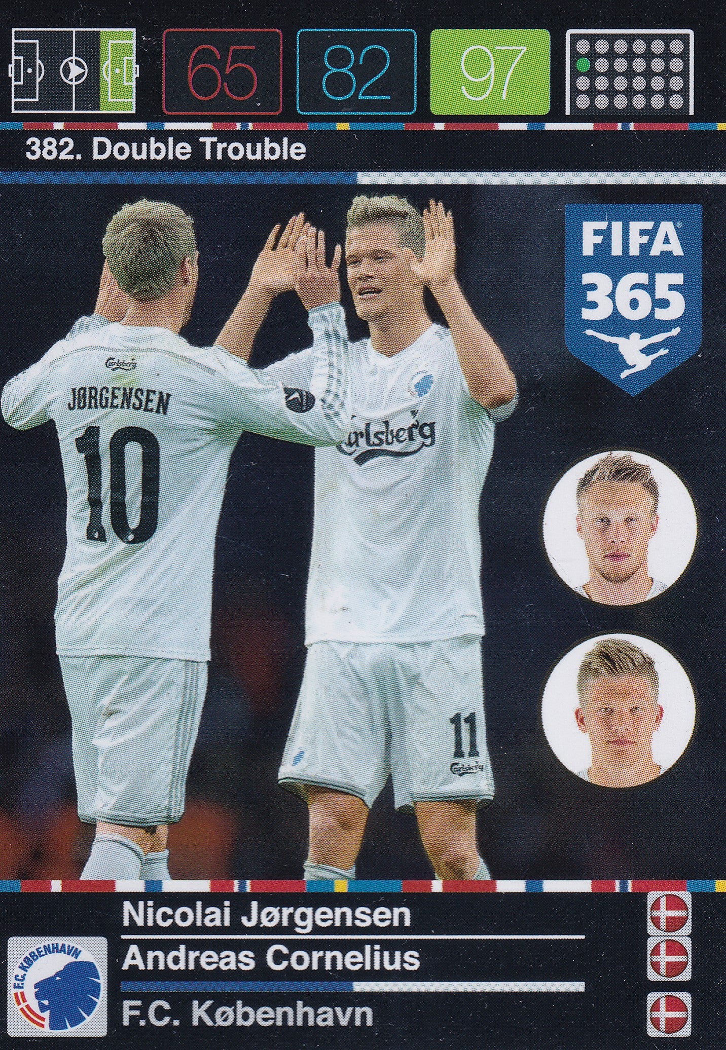 382. NICOLAI JØRGENSEN/ANDREAS CORNELIUS - KØBENHAVN - DOUBLE TROUBLE