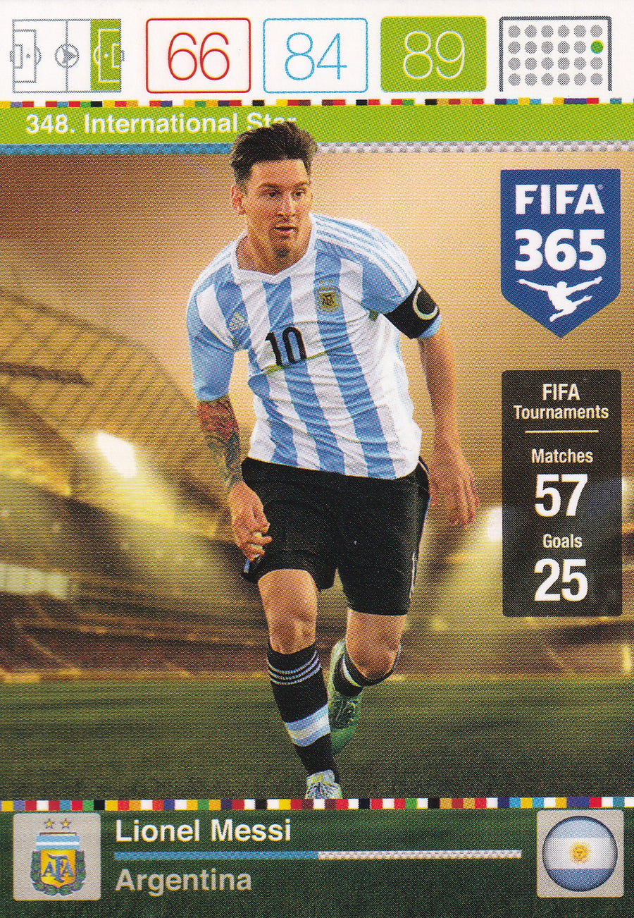 348. LIONEL MESSI - ARGENTINA - INTERNATIONAL STAR
