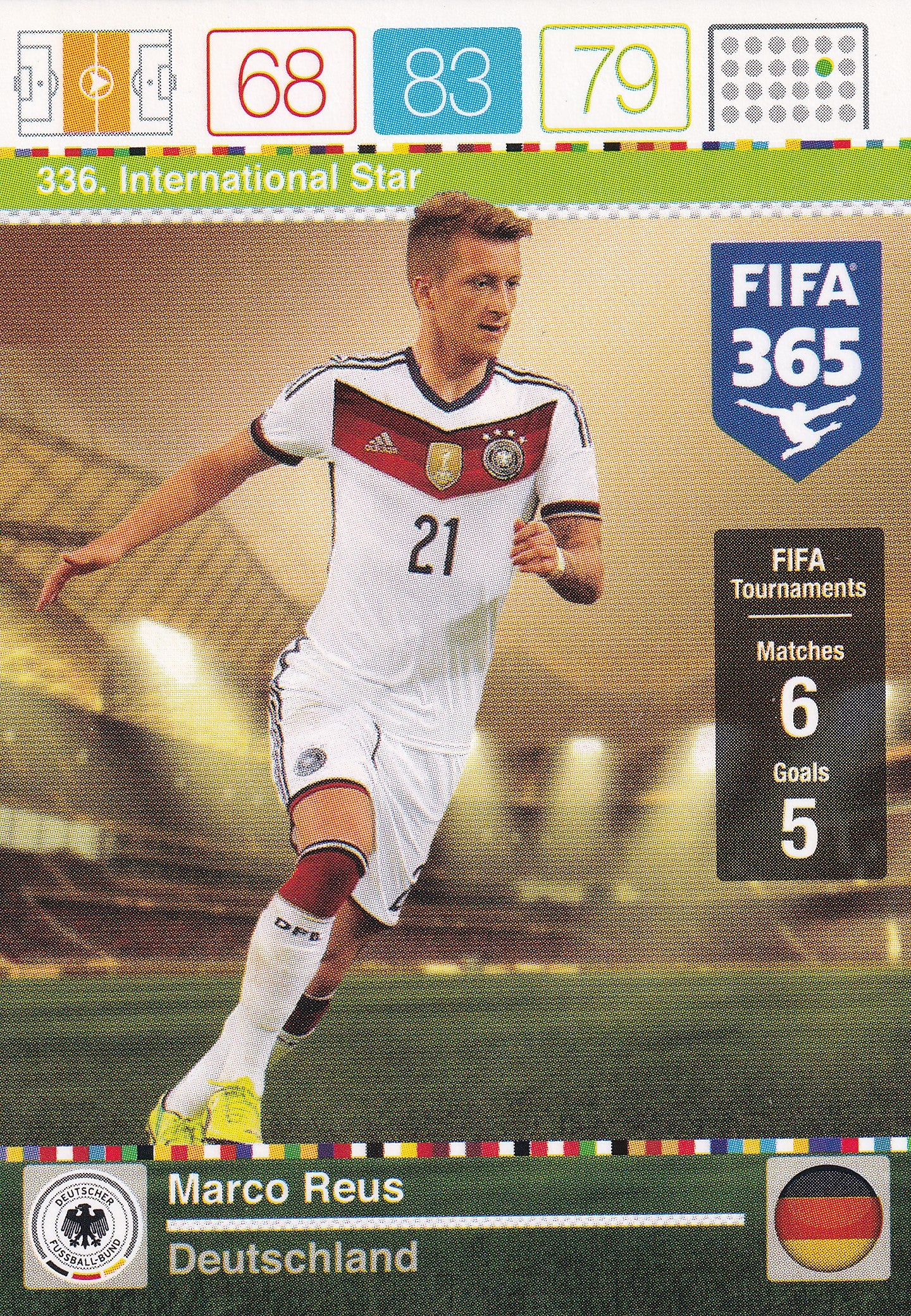 336. MARCO REUS - TYSKLAND - INTERNATIONAL STAR