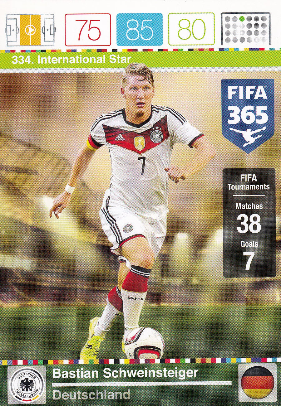 334. BASTIAN SCHWEINSTEIGER - TYSKLAND - INTERNATIONAL STAR