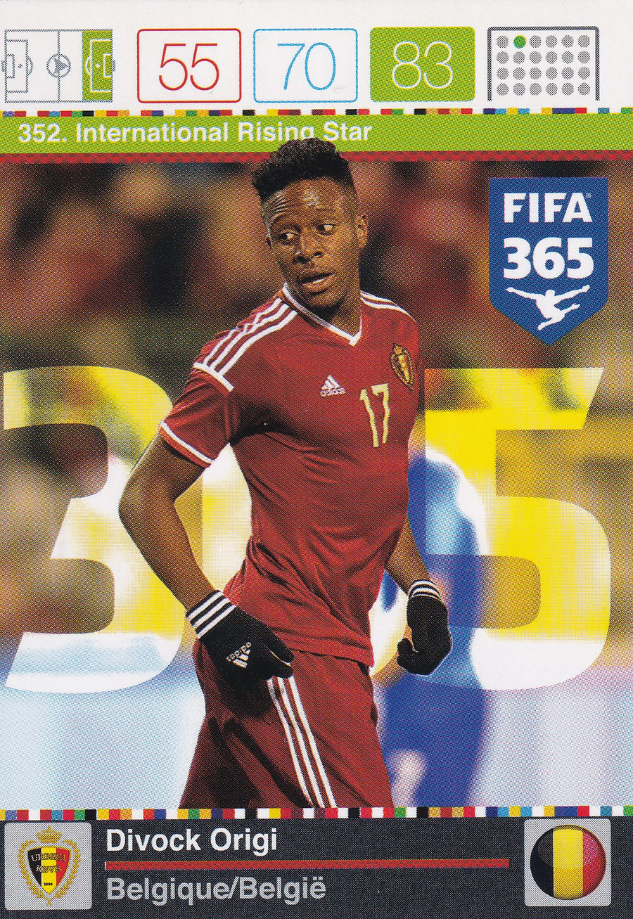 352. DIVOCK ORIGI - BELGIA - INTERNATIONAL RISING STAR