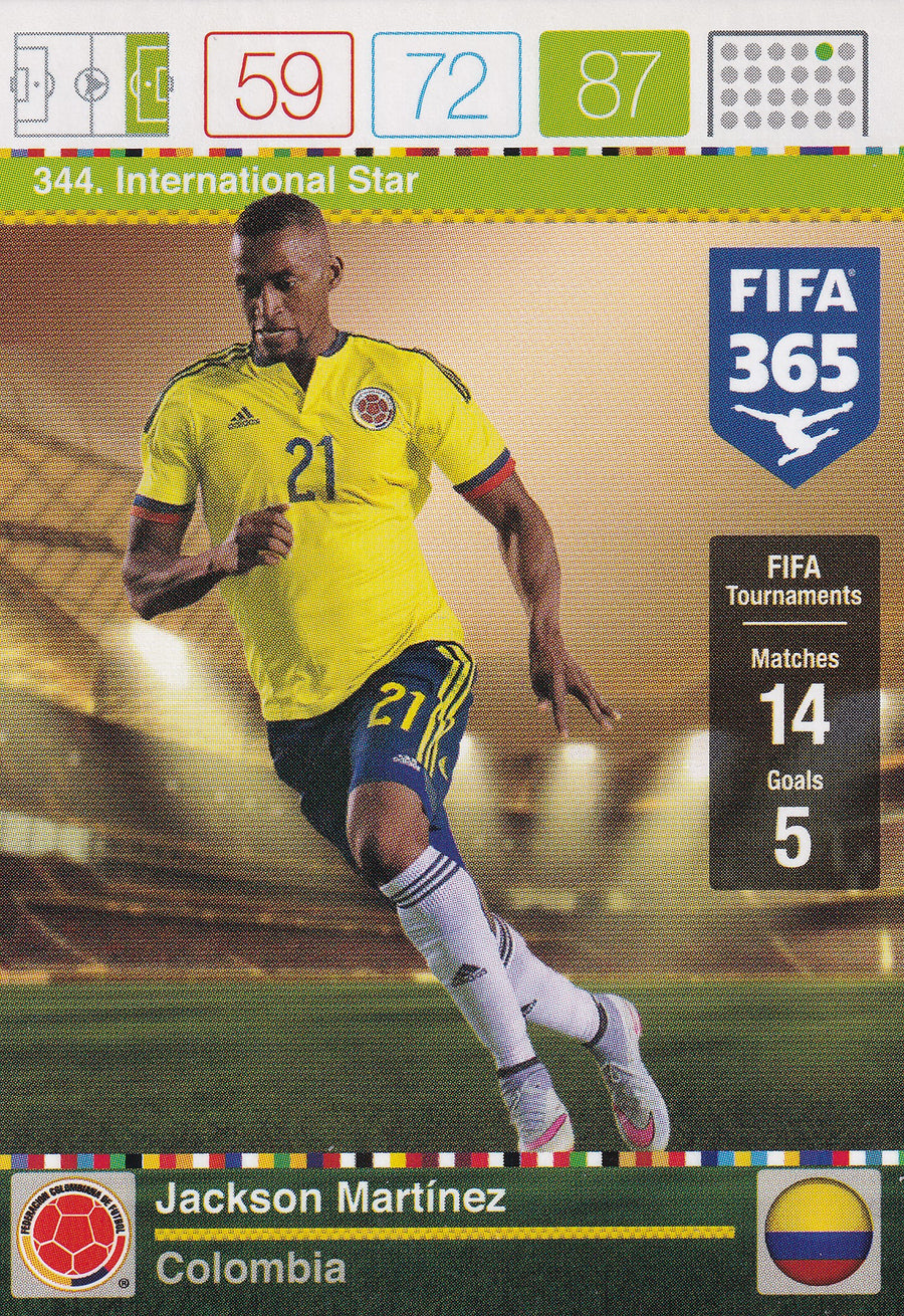 344. JACKSON MARTINEZ - COLOMBIA - INTERNATIONAL STAR