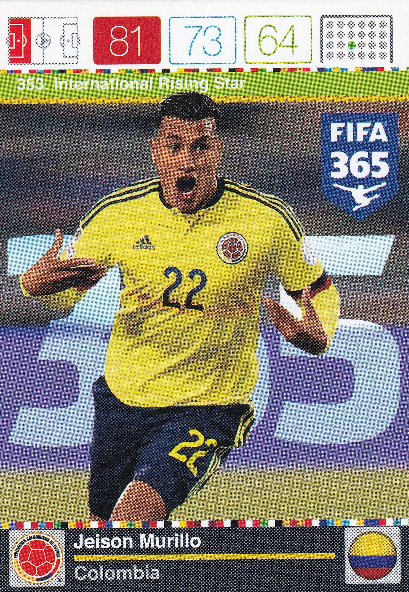 353. JEISON MURILLO - COLOMBIA - INTERNATIONAL RISING STAR