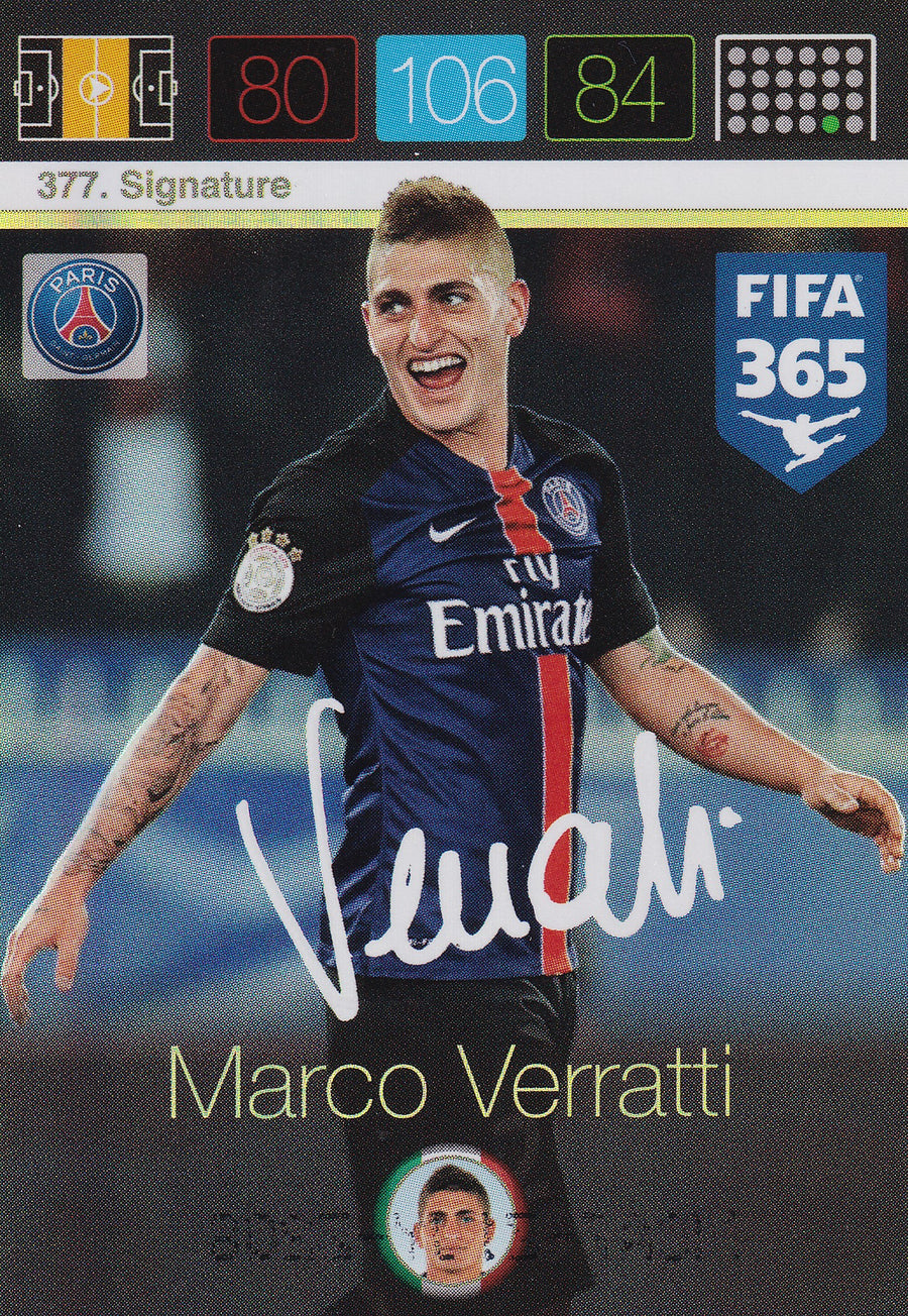 377. MARCO VERRATTI - PARIS SAINT-GERMAIN - SIGNATURE