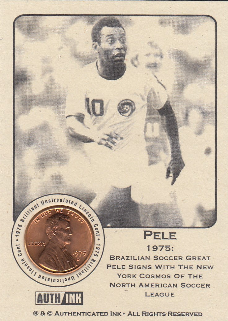 PELE - 1975 BRILLIANT UNCIRCULATED LINCOLN CENT