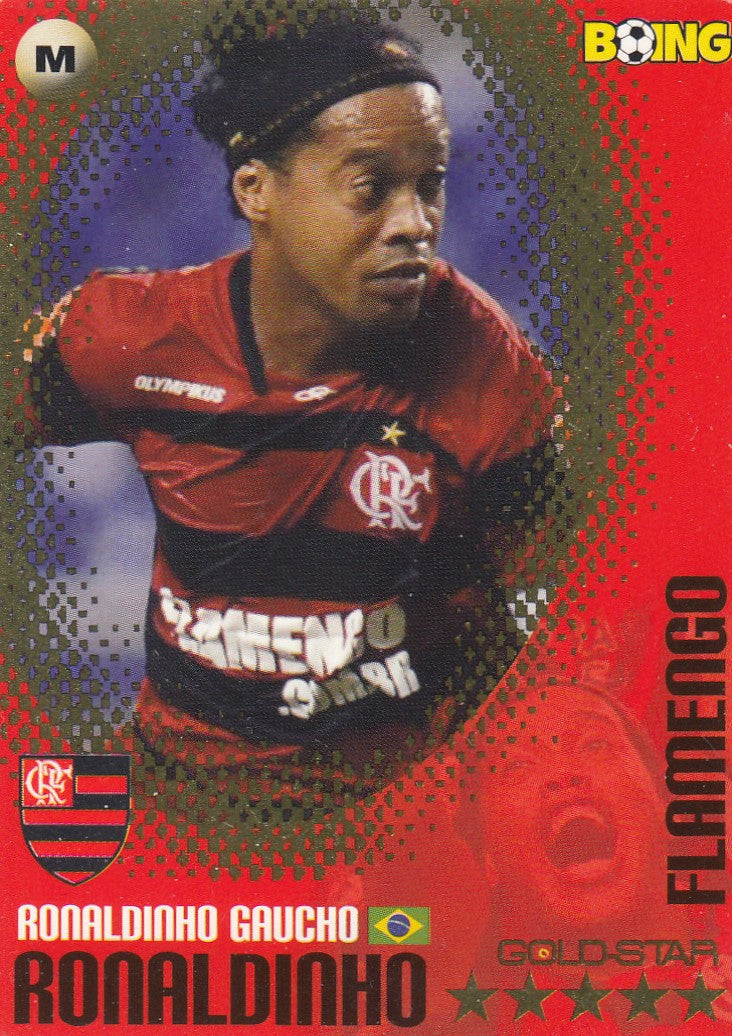 RONALDINHO - FLAMENGO - GOLD STAR
