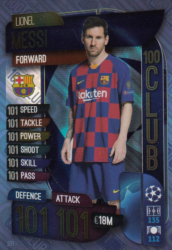 331. LIONEL MESSI - BARCELONA - 100 CLUB