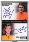 JOHAN CRUYFF & JOHAN NEESKENS - NETHERLANDS - DOUBLE AUTO - AUTOGRAPH COPY