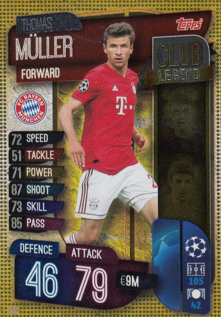 299. THOMAS MULLER - BAYERN MUNCHEN - CLUB LEGEND