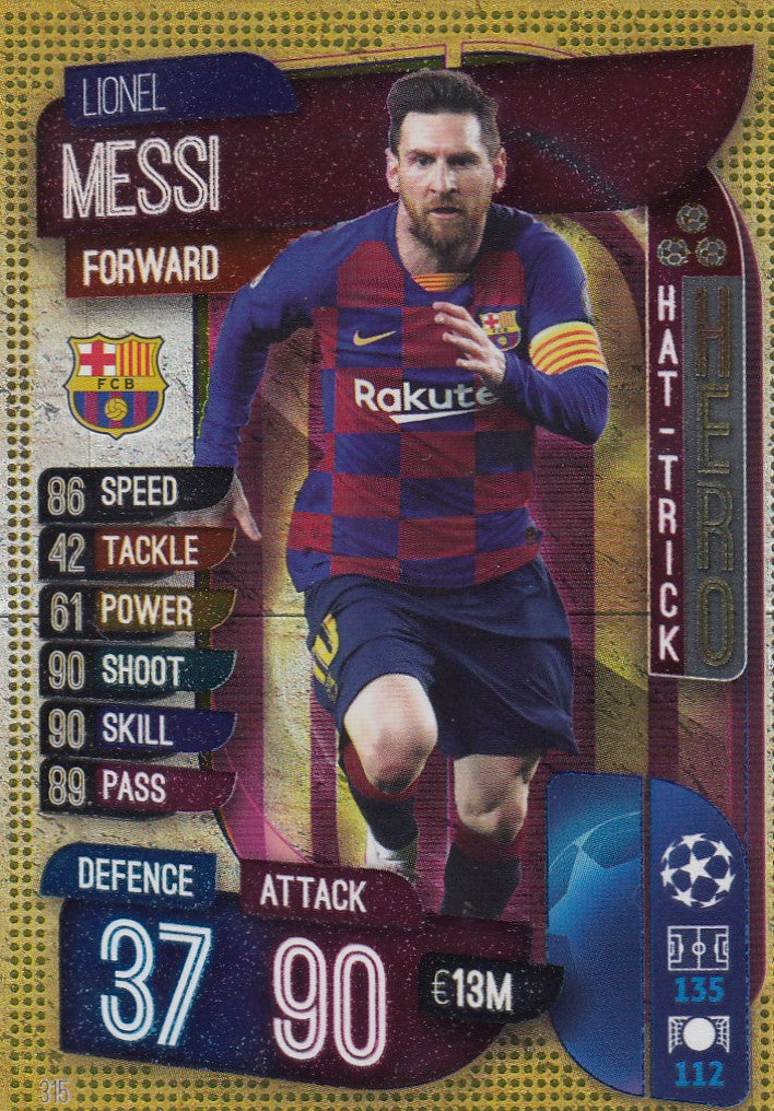 315. LIONEL MESSI - BARCELONA - HAT-TRICK HERO