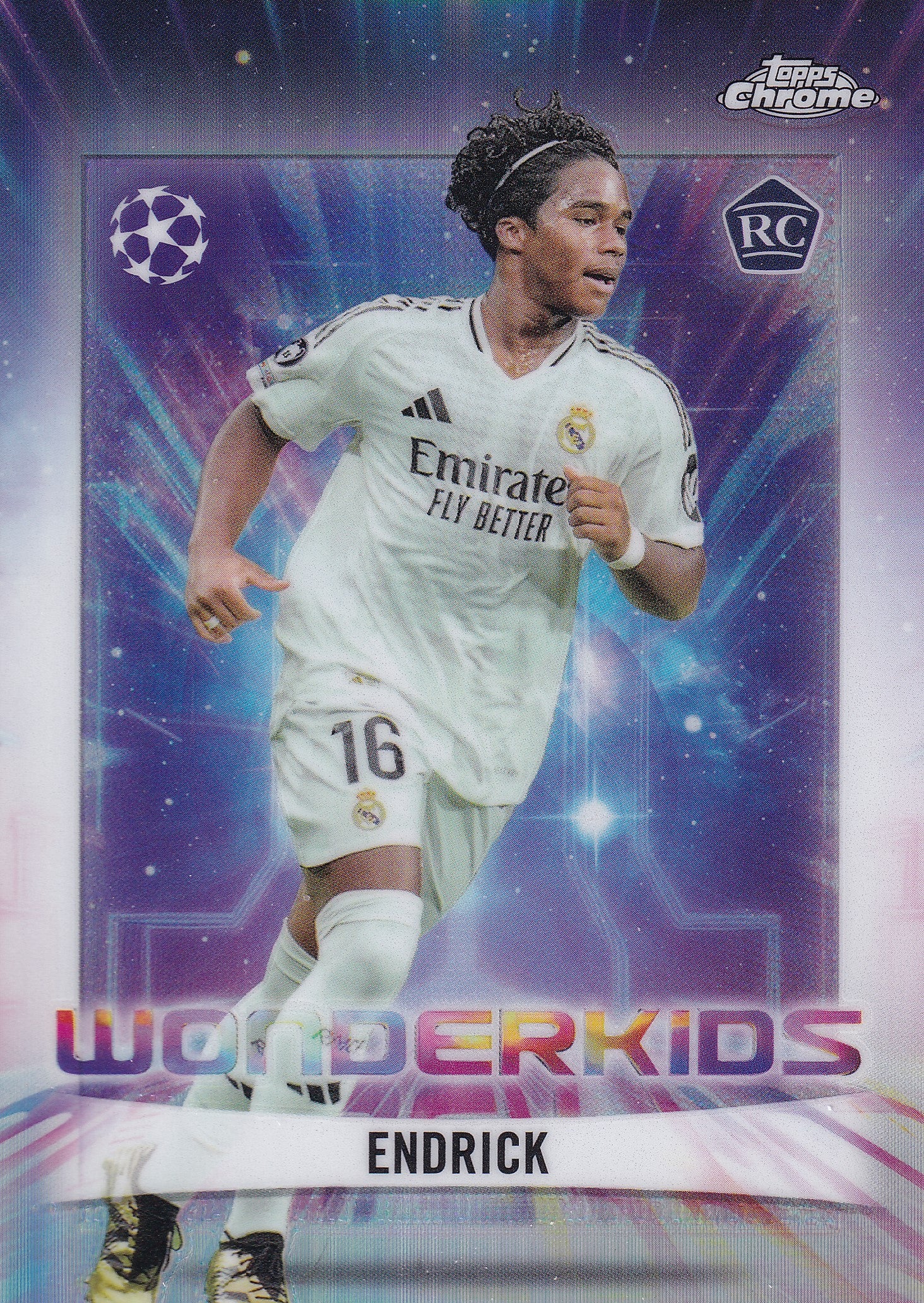 WK-02. ENDRICK - REAL MADRID - ROOKIE CARD - WONDERKIDS