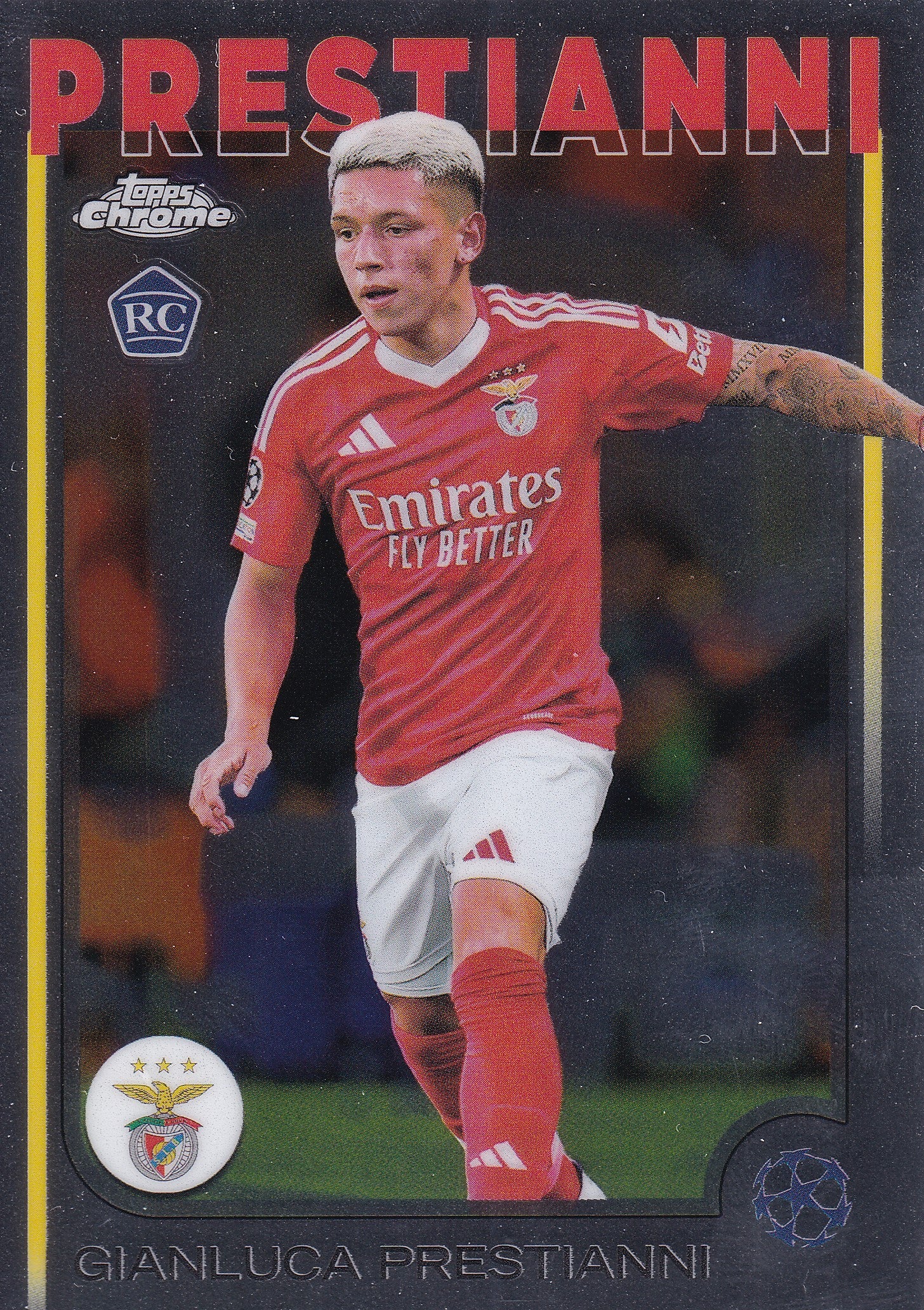 036. GIANLUCA PRESTIANNI - SL BENFICA - ROOKIE CARD