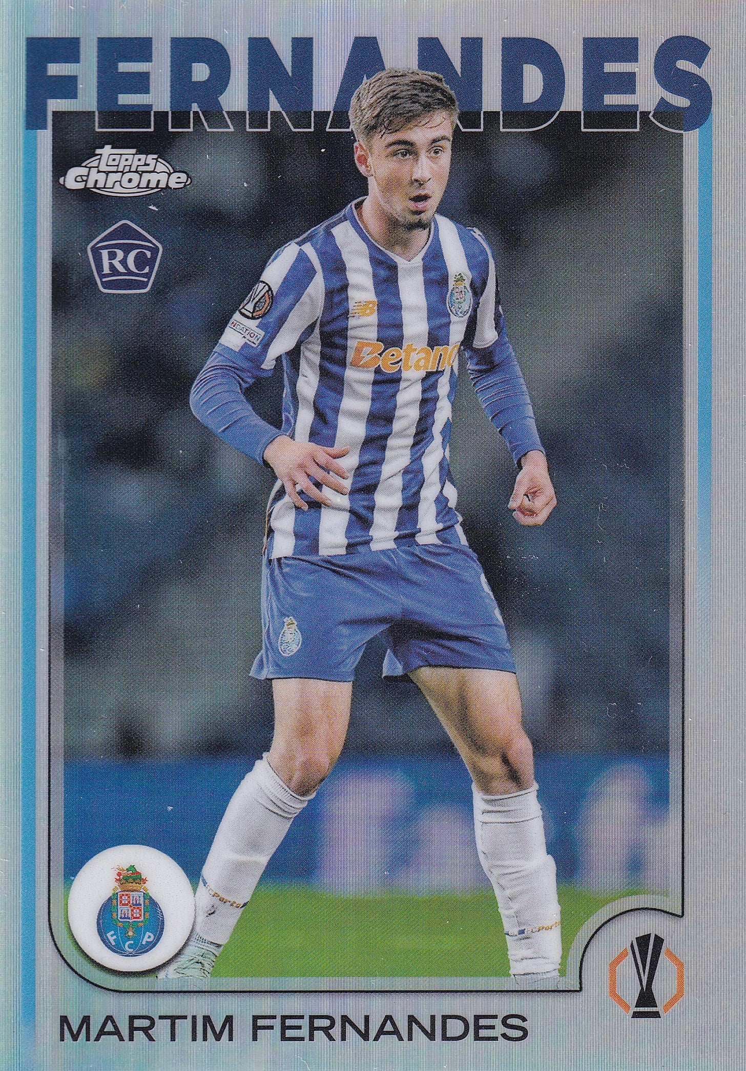 187. MARTIM FERNANDES - FC PORTO - ROOKIE CARD - SILVER REFRACTOR