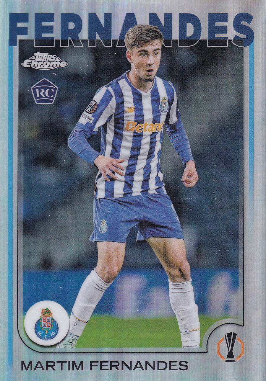 187. MARTIM FERNANDES - FC PORTO - ROOKIE CARD - SILVER REFRACTOR