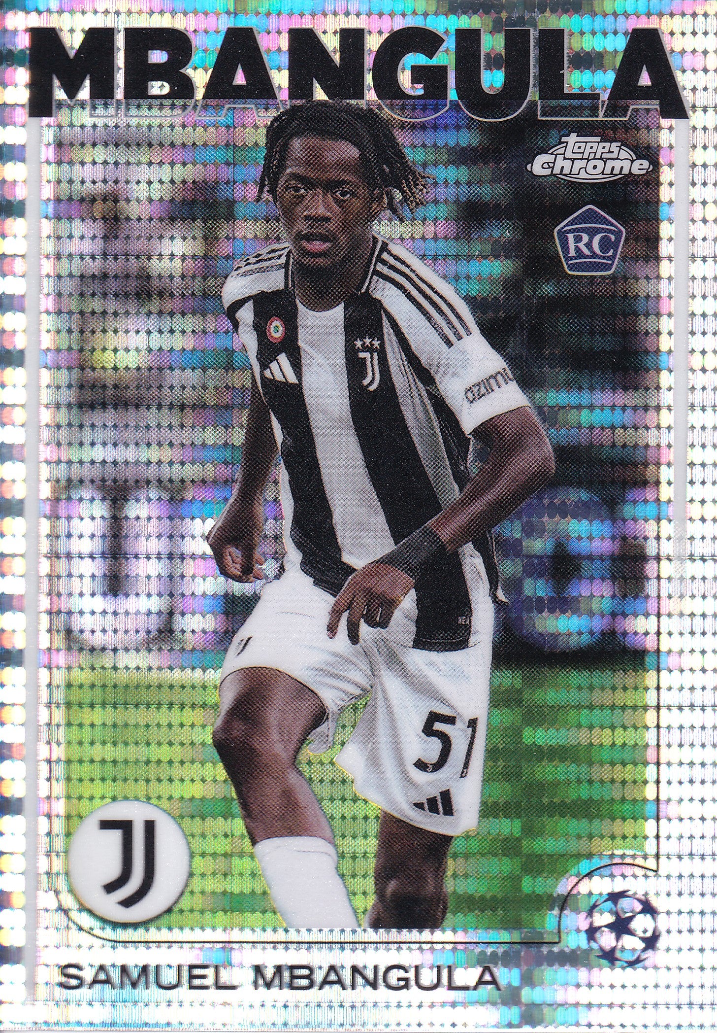 012. SAMUEL MBANGULA - JUVENTUS - ROOKIE CARD - HYPER PRIZM