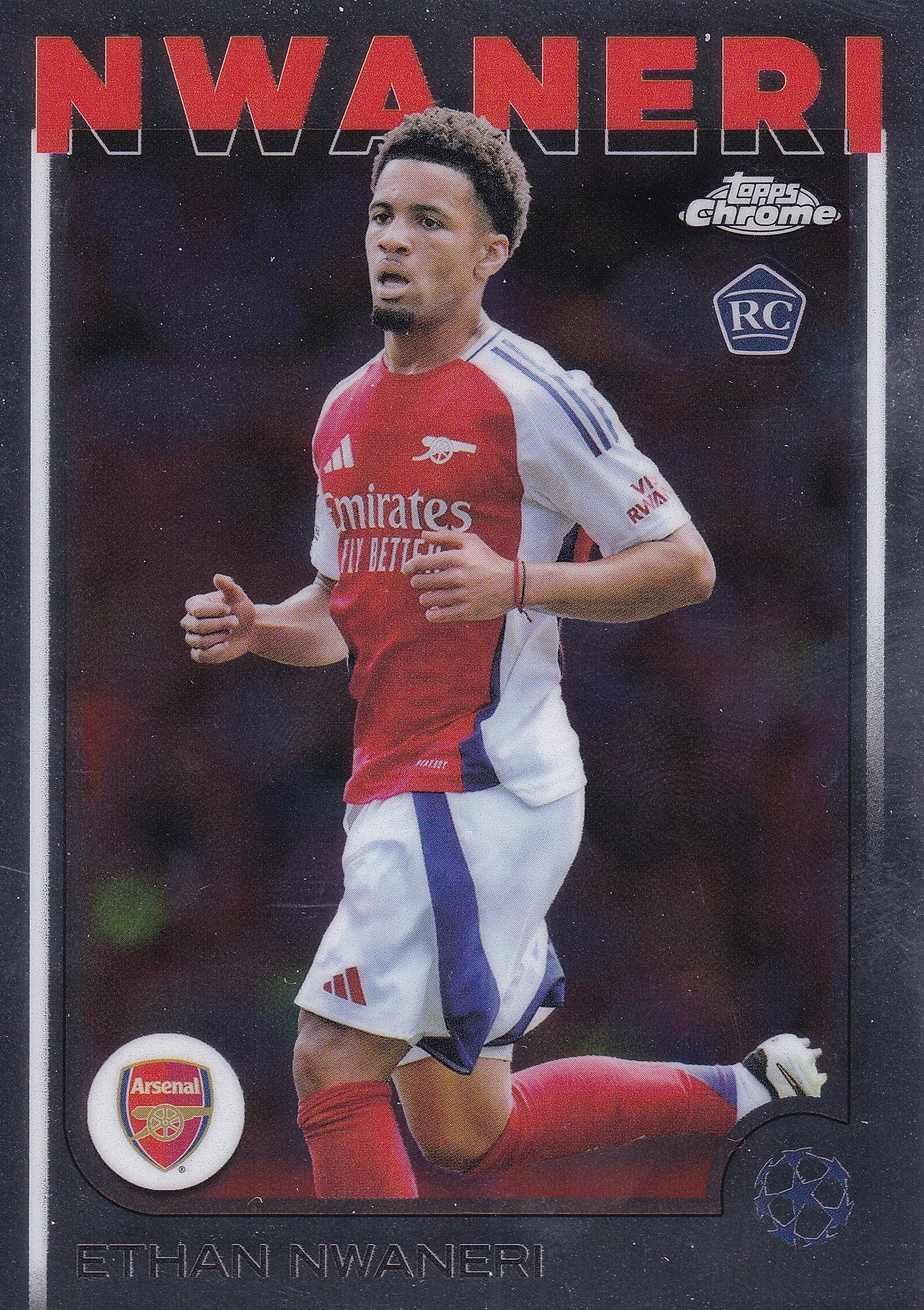 158. ETHAN NWANERI - ARSENAL FC - ROOKIE CARD