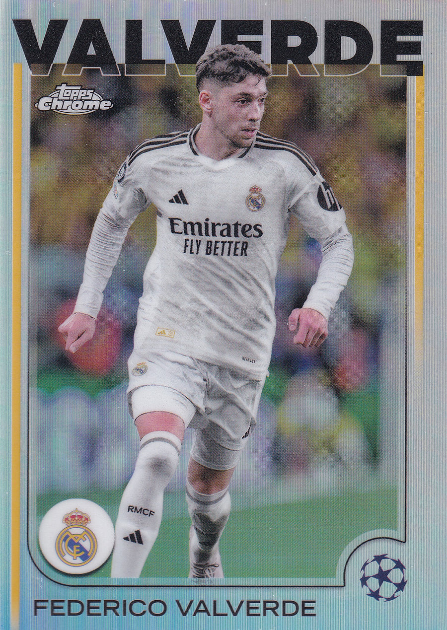164. FEDERICO VALVERDE - CF REAL MADRID - SILVER REFRACTOR