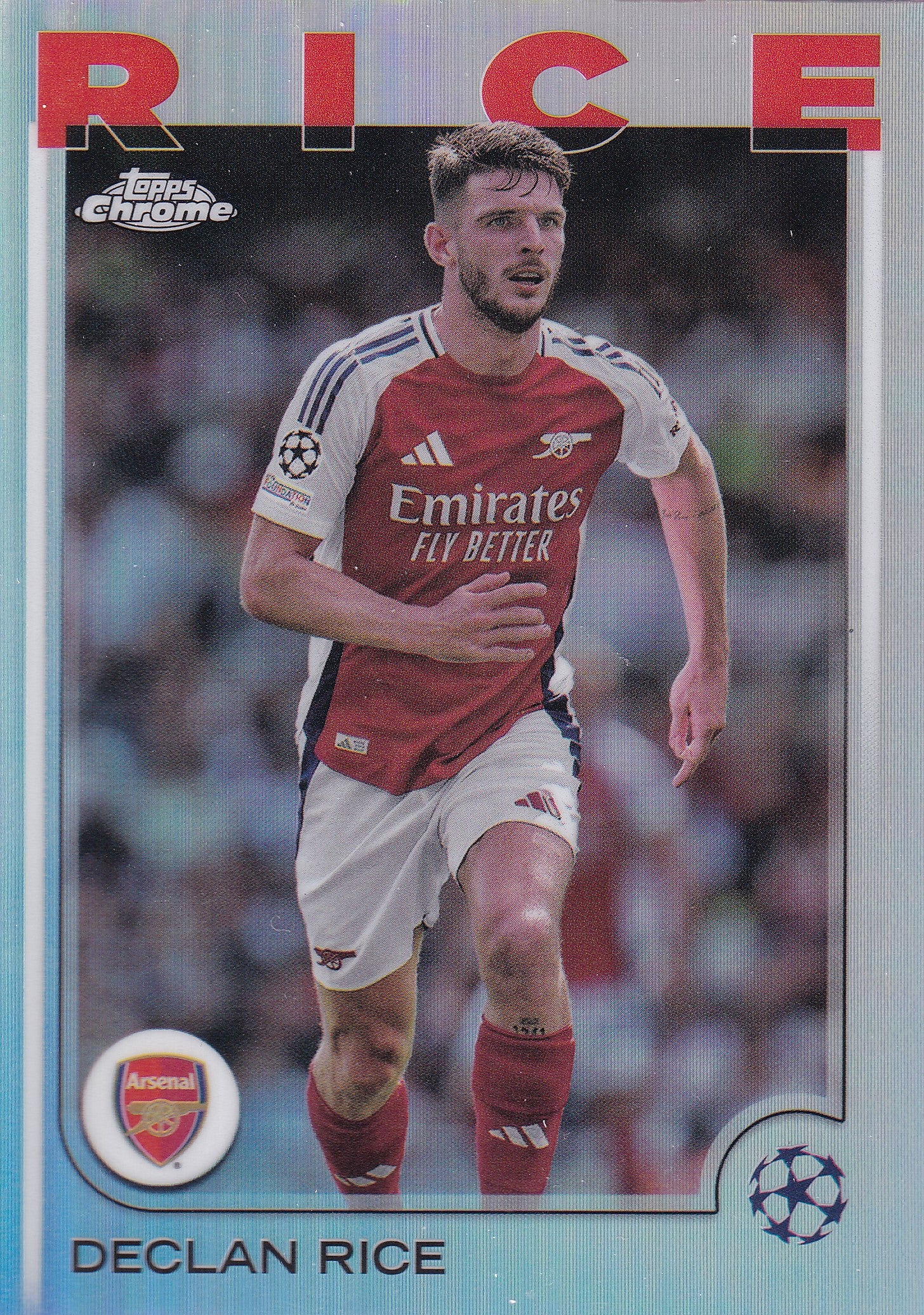 053. DECLAN RICE - ARSENAL FC - SILVER REFRACTOR