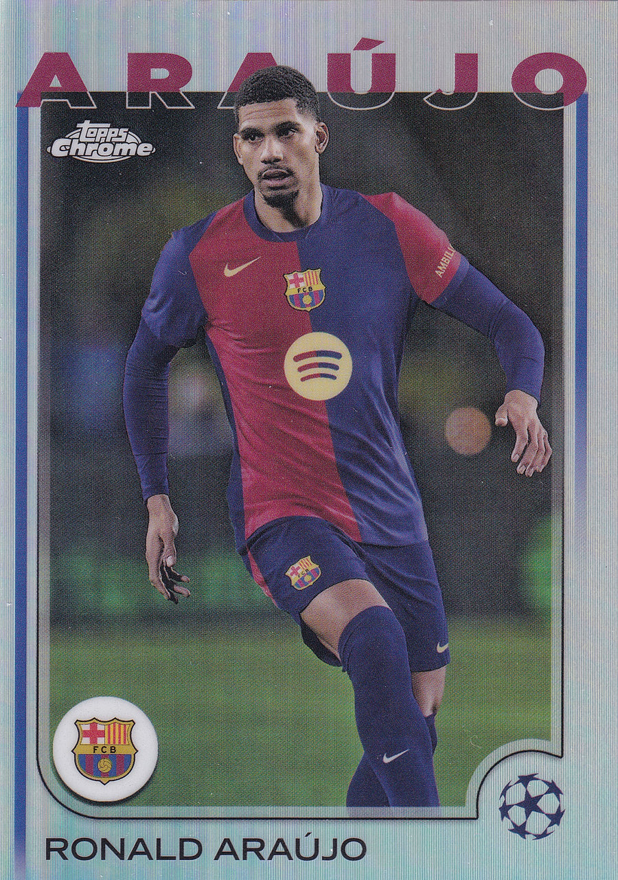 024. RONALD ARAUJO - FC BARCELONA - SILVER REFRACTOR