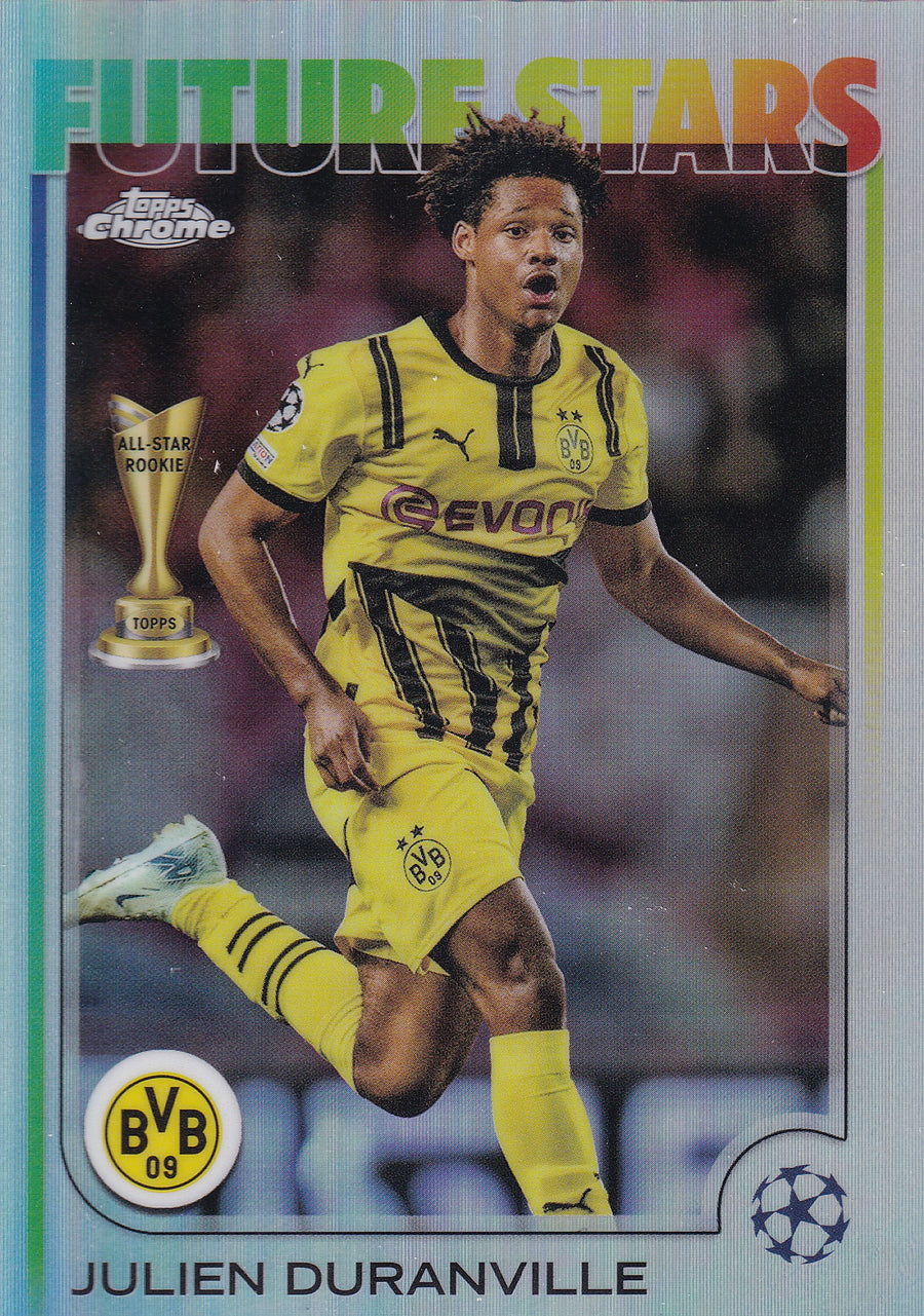 166. JULIEN DURANVILLE - ALL-STAR ROOKIE - FUTURE STARS - SILVER REFRACTOR