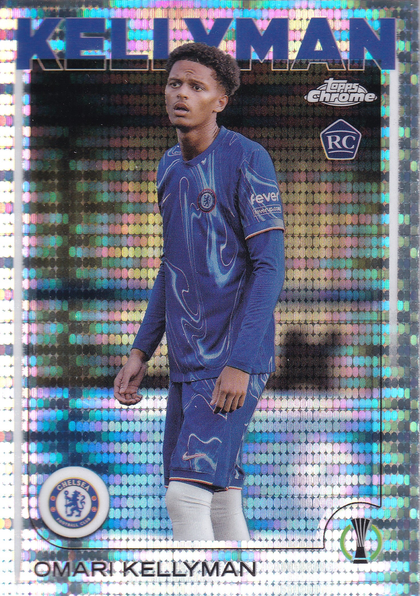 106. OMARI KELLYMAN - CHELSEA FC - ROOKIE CARD - HYPER PRIZM