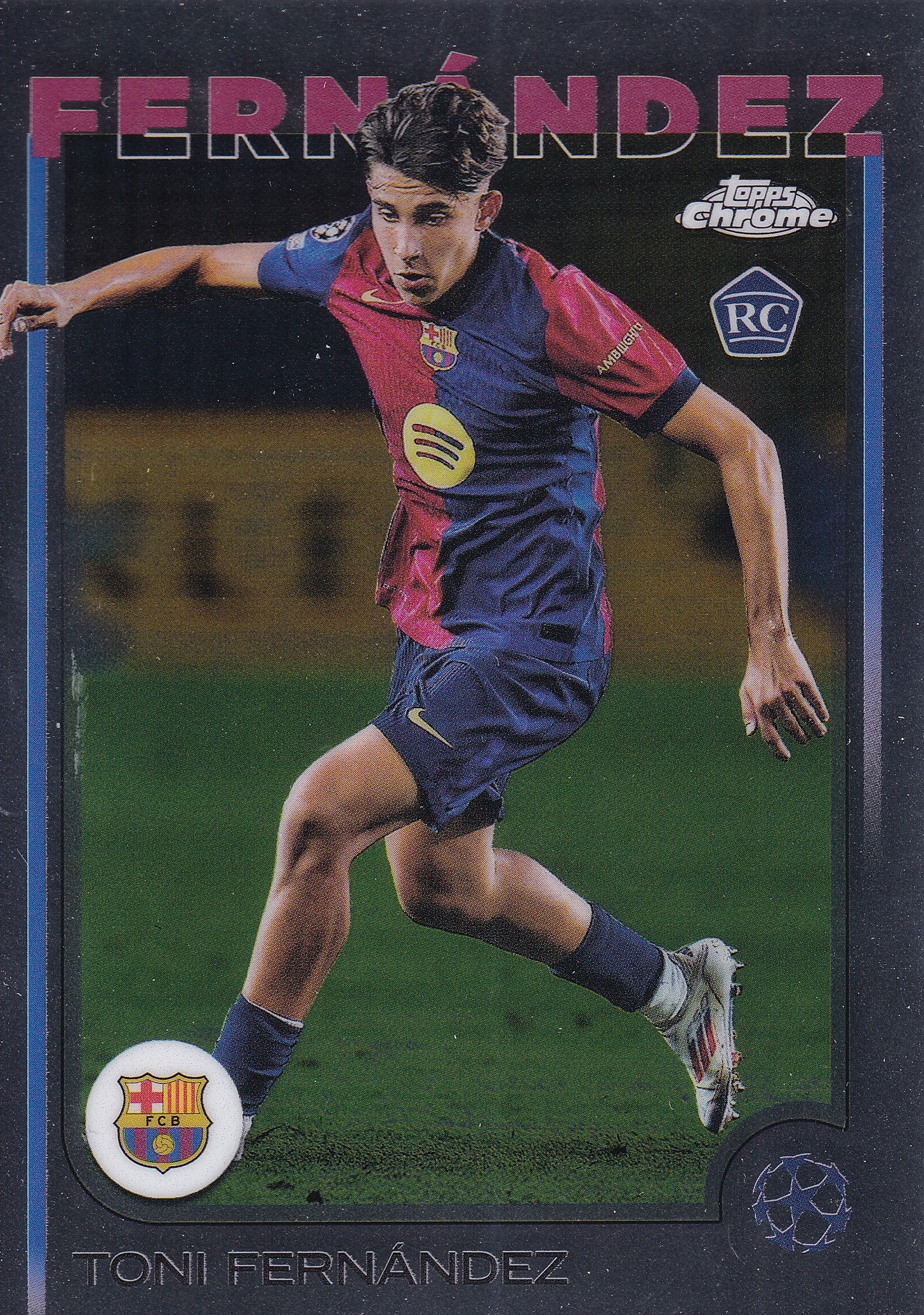 085. TONI FERNANDEZ - FC BARCELONA - ROOKIE CARD