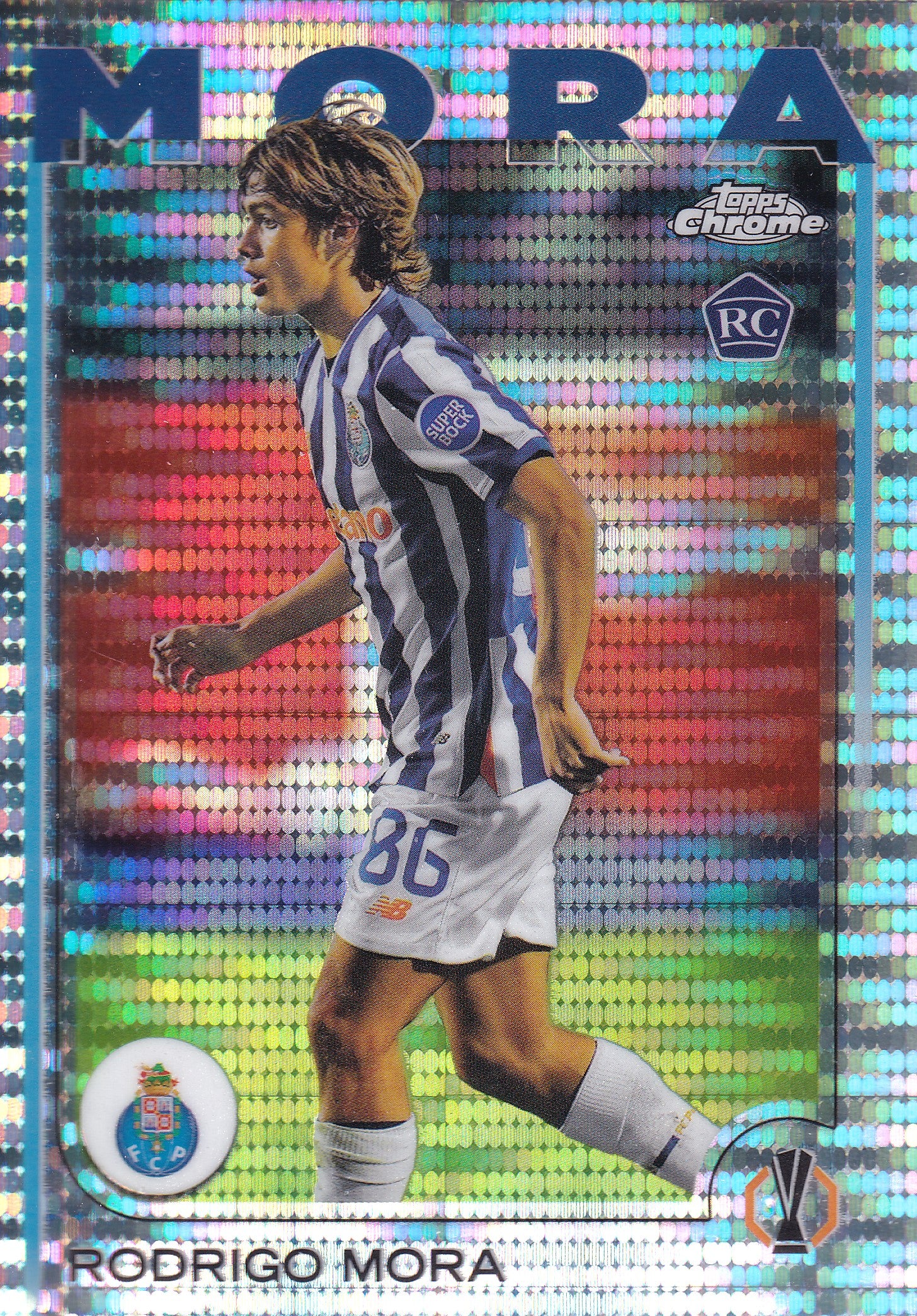 137. RODRIGO MORA - FC PORTO - ROOKIE CARD - HYPER PRIZM