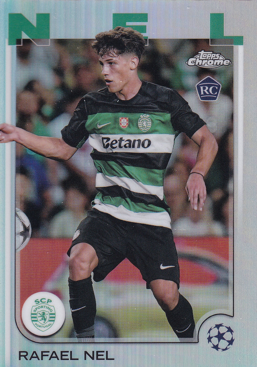 132. RAFAEL NEL - SPORTING LISBOA - ROOKIE CARD - SILVER REFRACTOR