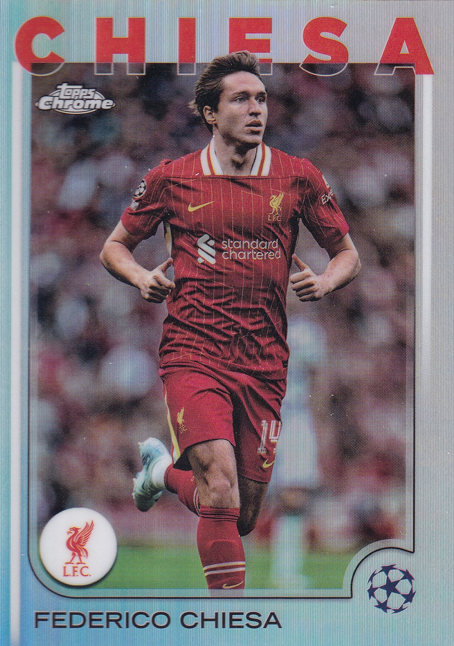 124. FEDERICO CHIESA - LIVERPOOL FC - SILVER REFRACTOR