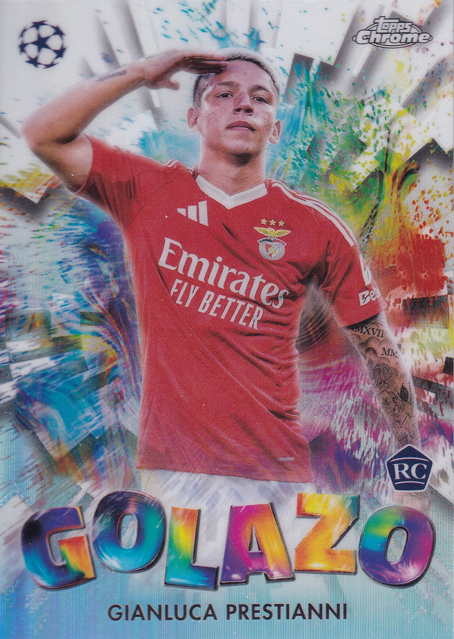 GZ-05. GIANLUCA PRESTIANNI - SL BENFICA - ROOKIE CARD - GOLAZO