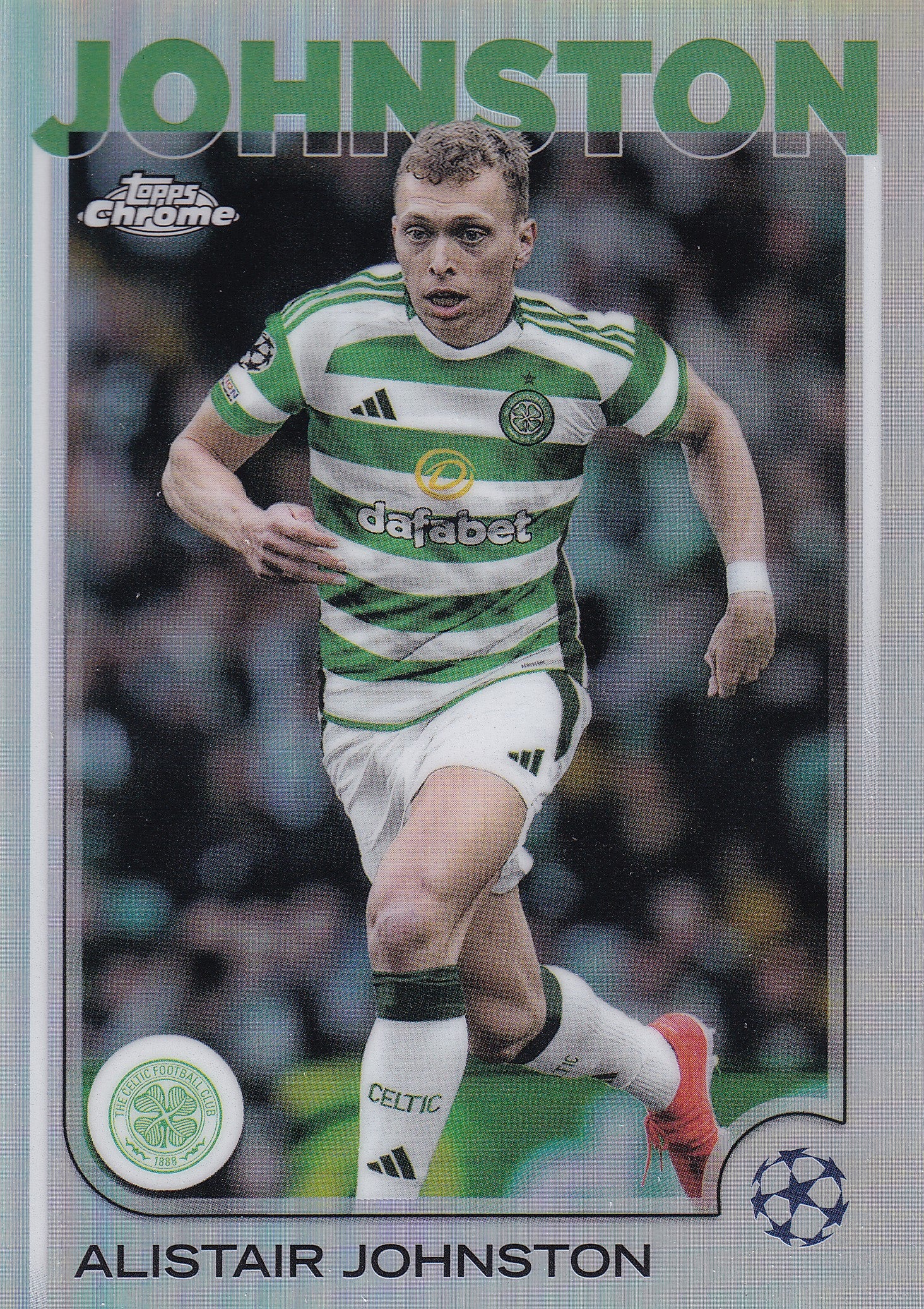 127. ALISTAIR JOHNSTON - CELTIC FC - SILVER REFRACTOR