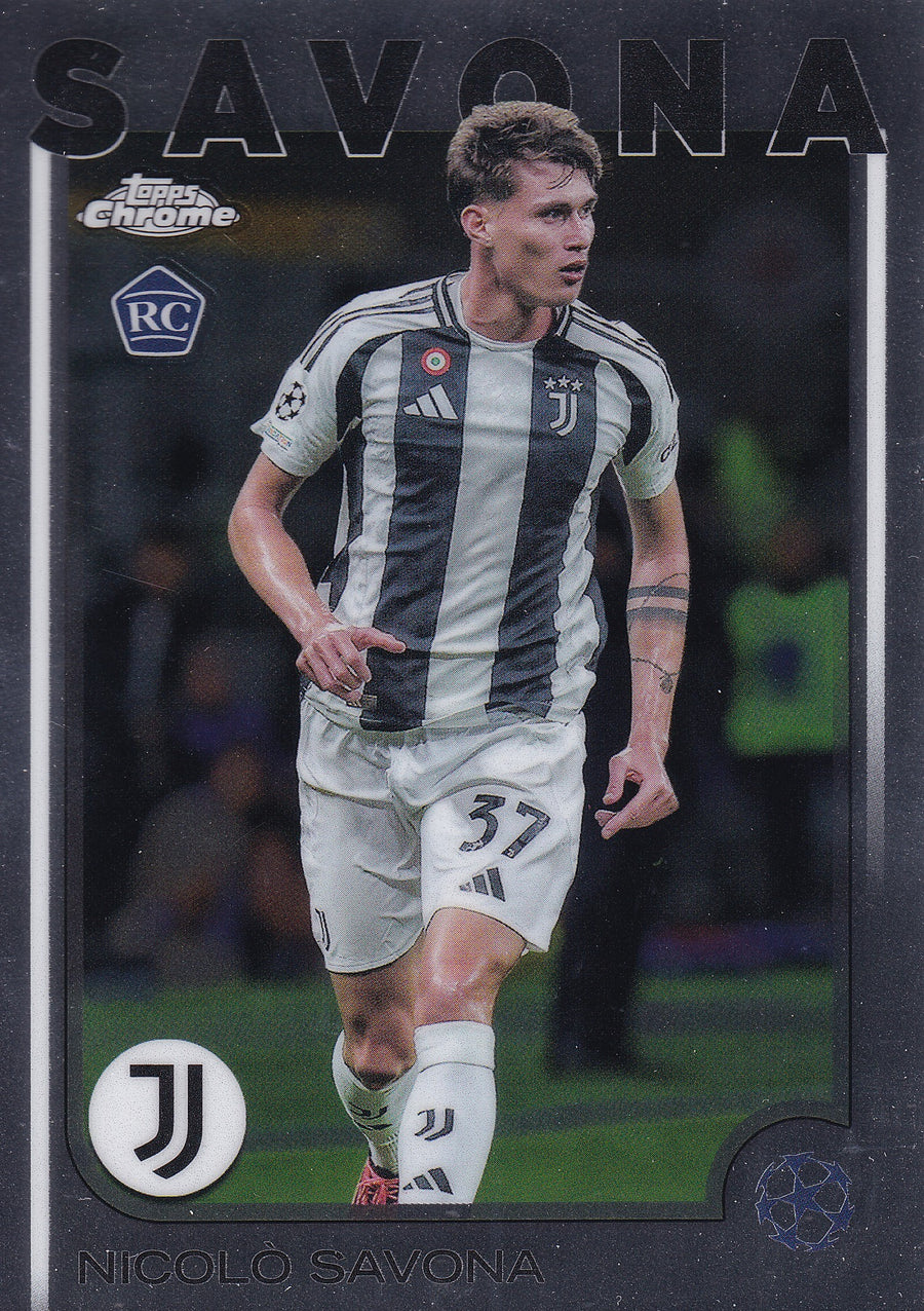046. NICOLO SAVONA - JUVENTUS - ROOKIE CARD