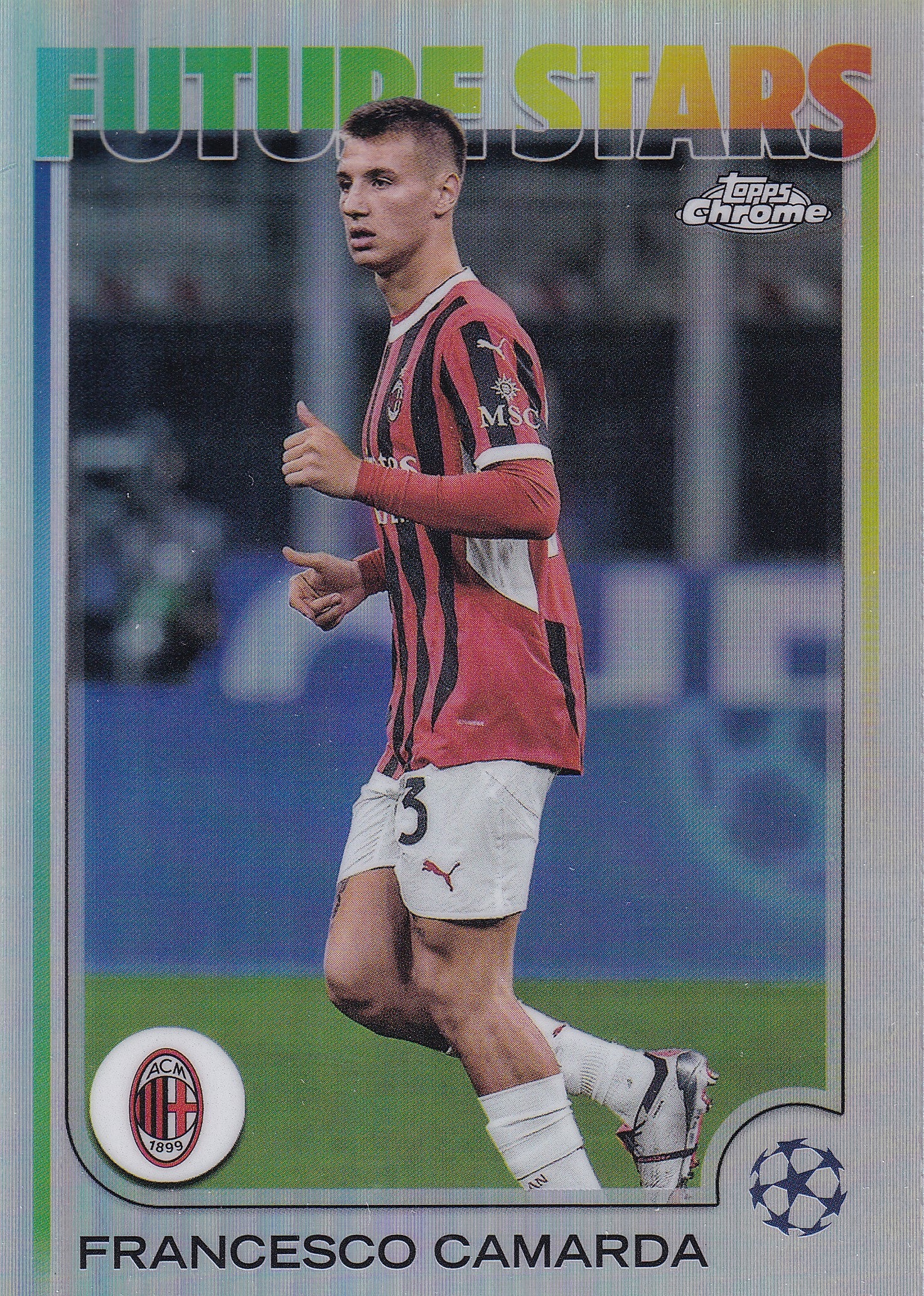 183. FRANCESCO CAMADA - AC MILAN - FUTURE STARS - SILVER REFRACTOR